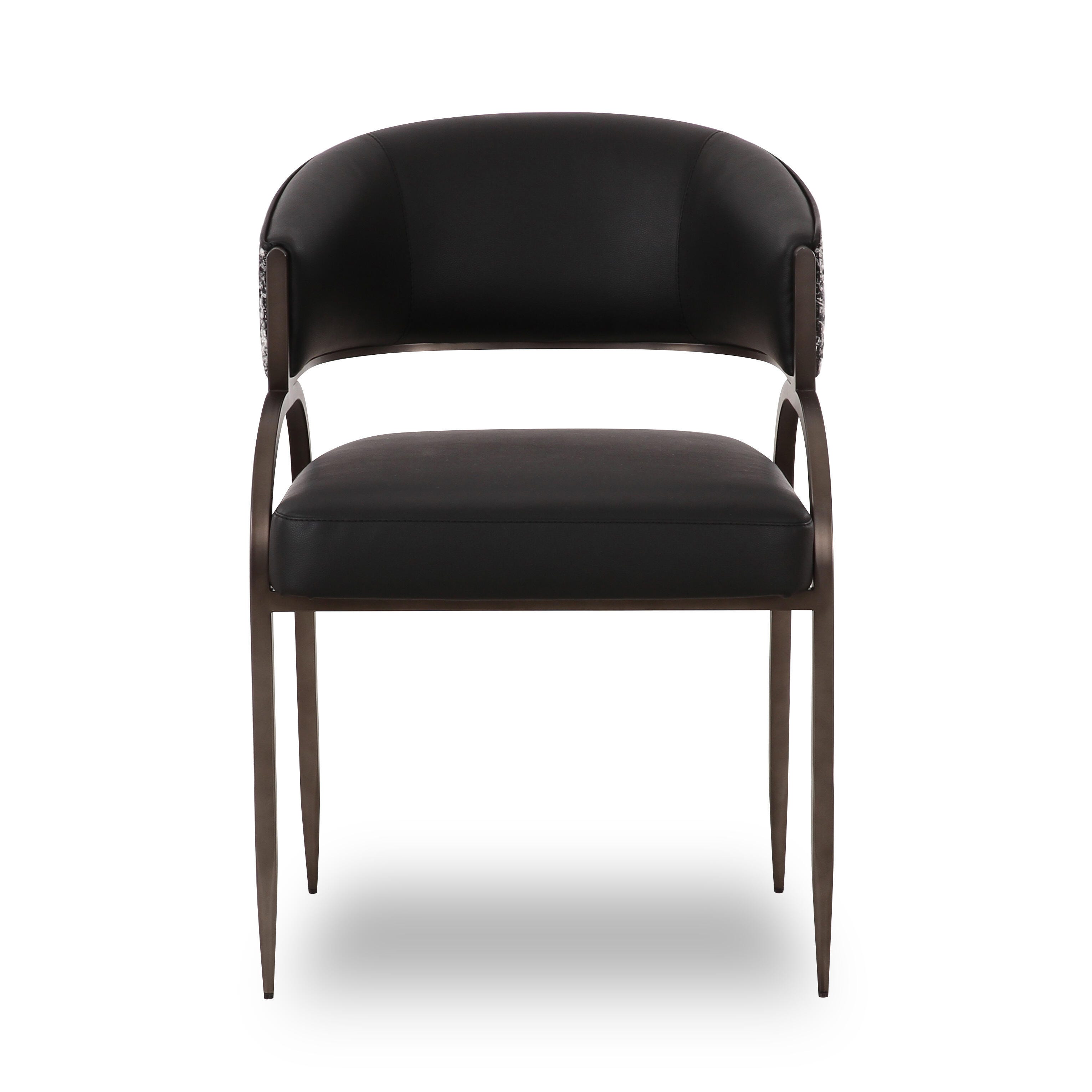 TOV Furniture Tatum Dining Chair, Black, large