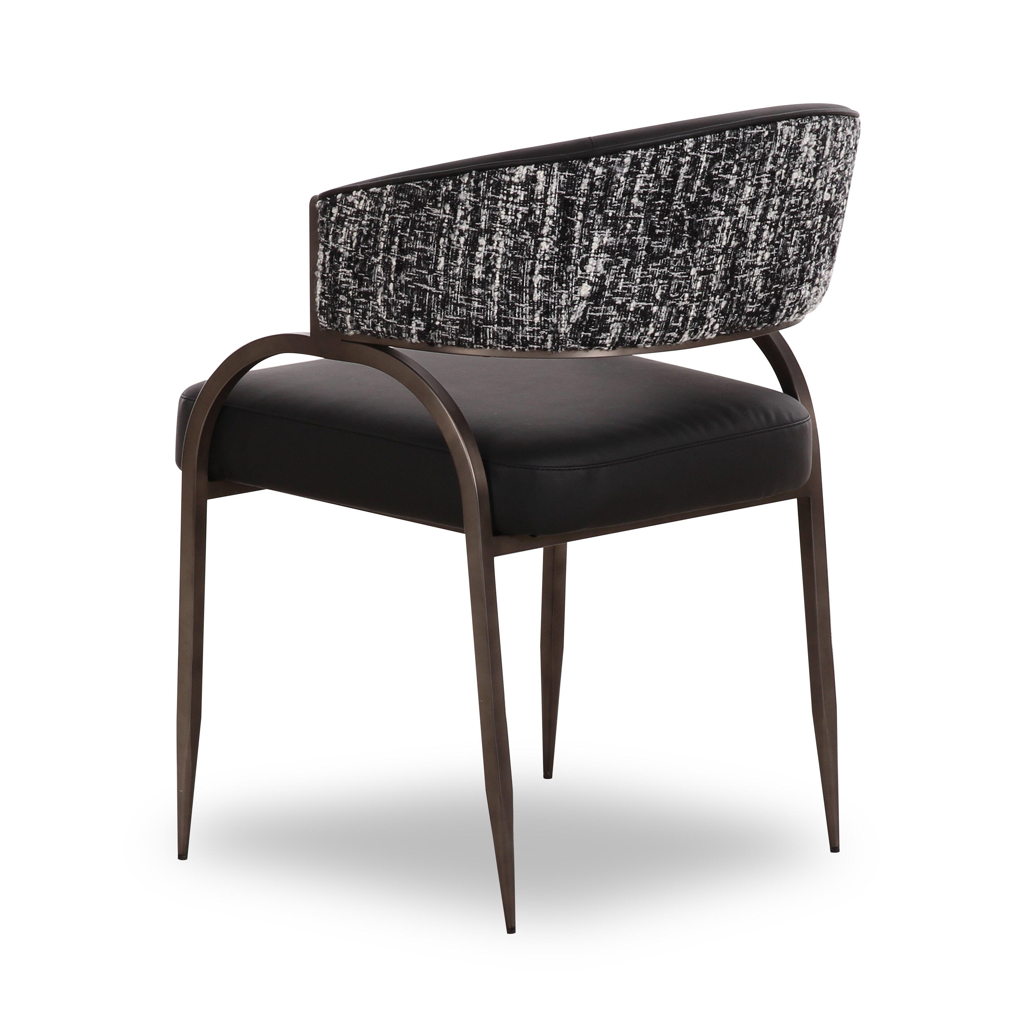 TOV Furniture Tatum Dining Chair, Black, large