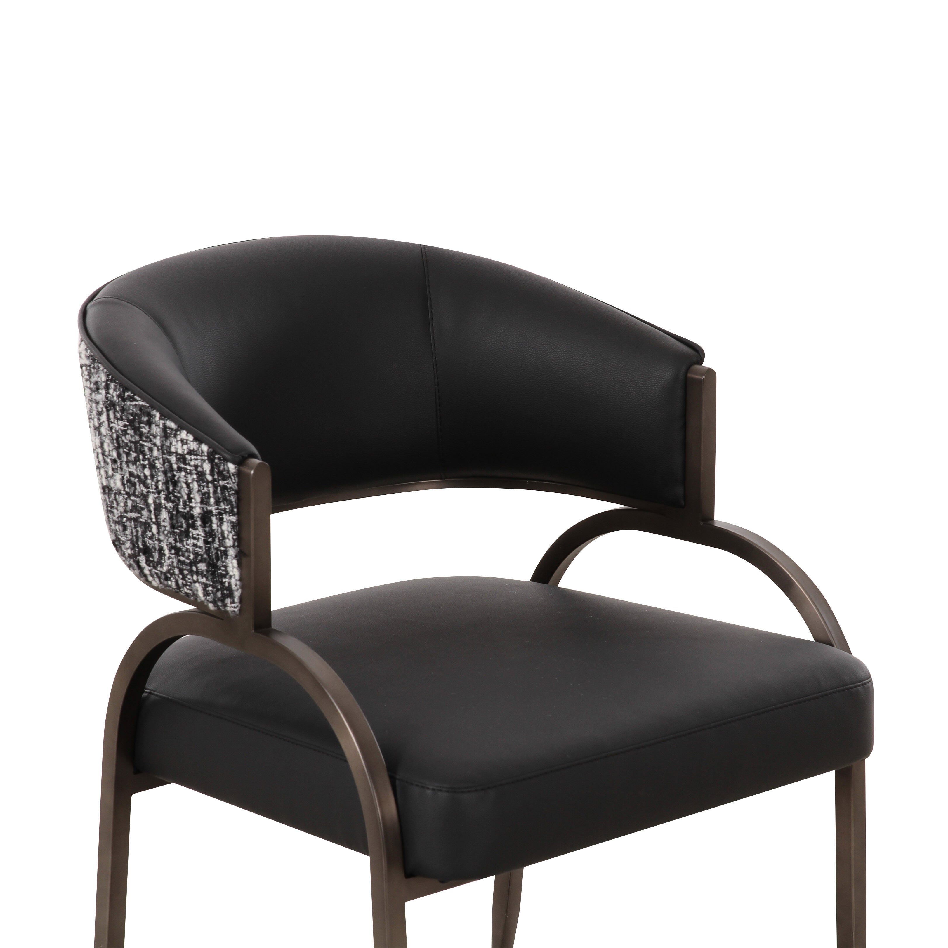 TOV Furniture Tatum Dining Chair, Black, large