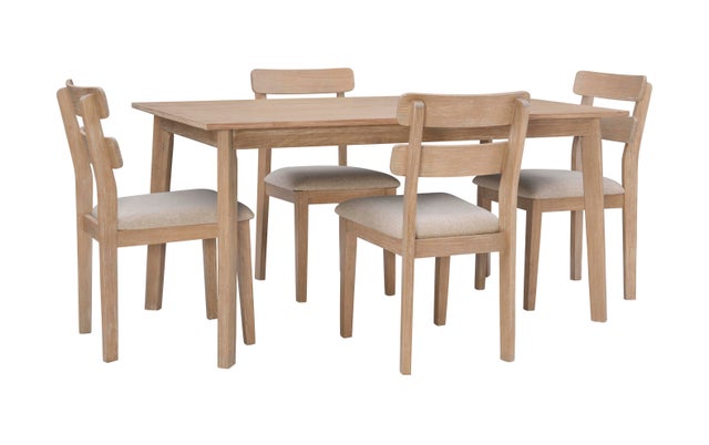 Linon Devin Dining Table and 4 Chairs Set