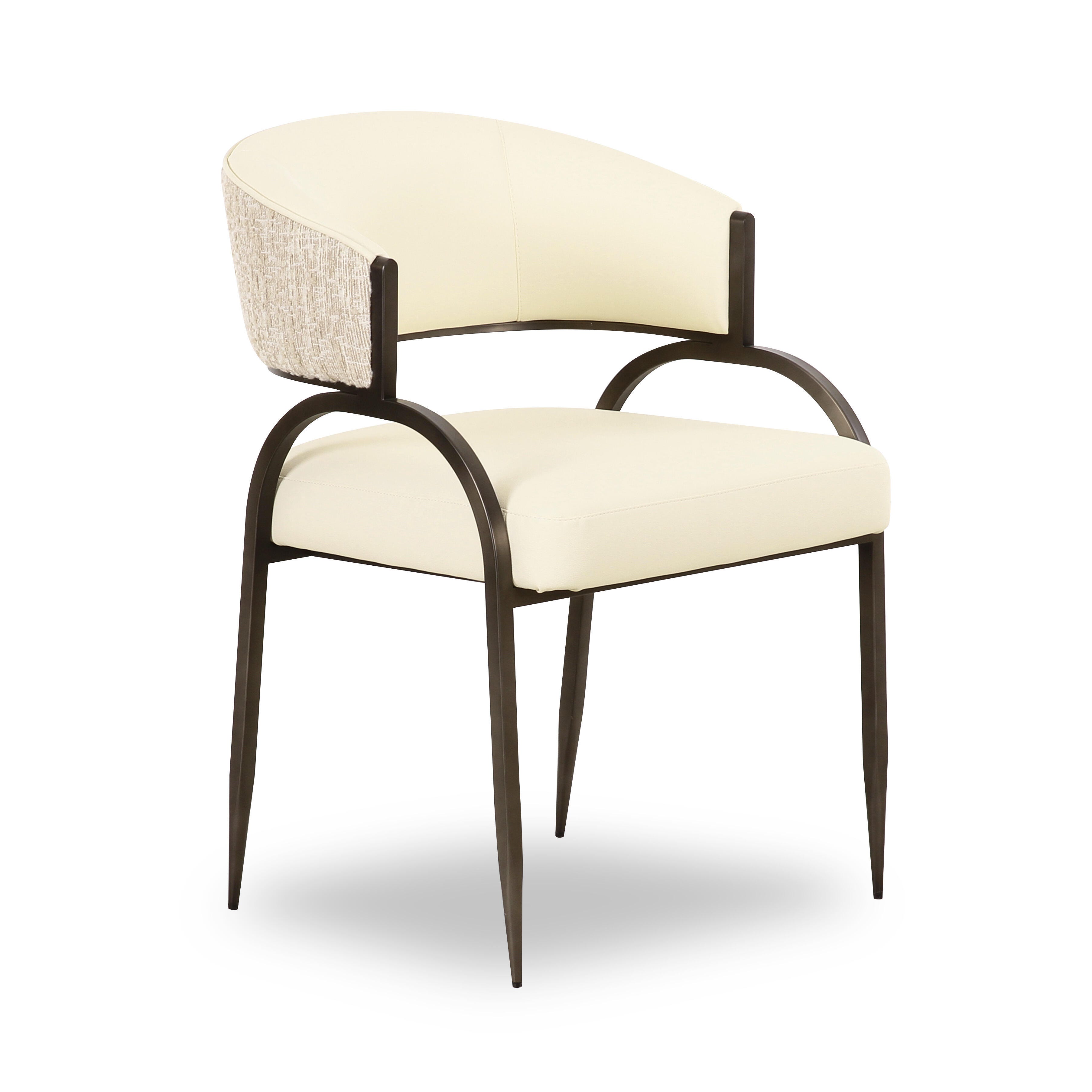 TOV Furniture Tatum Dining Chair, Cream, large