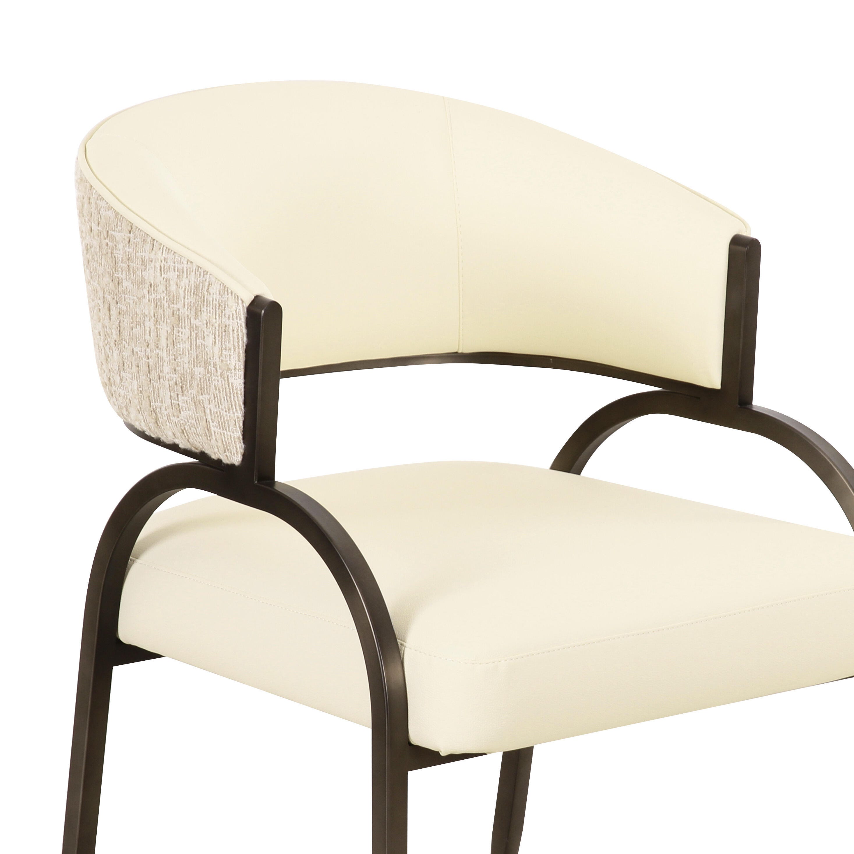 TOV Furniture Tatum Dining Chair, Cream, large