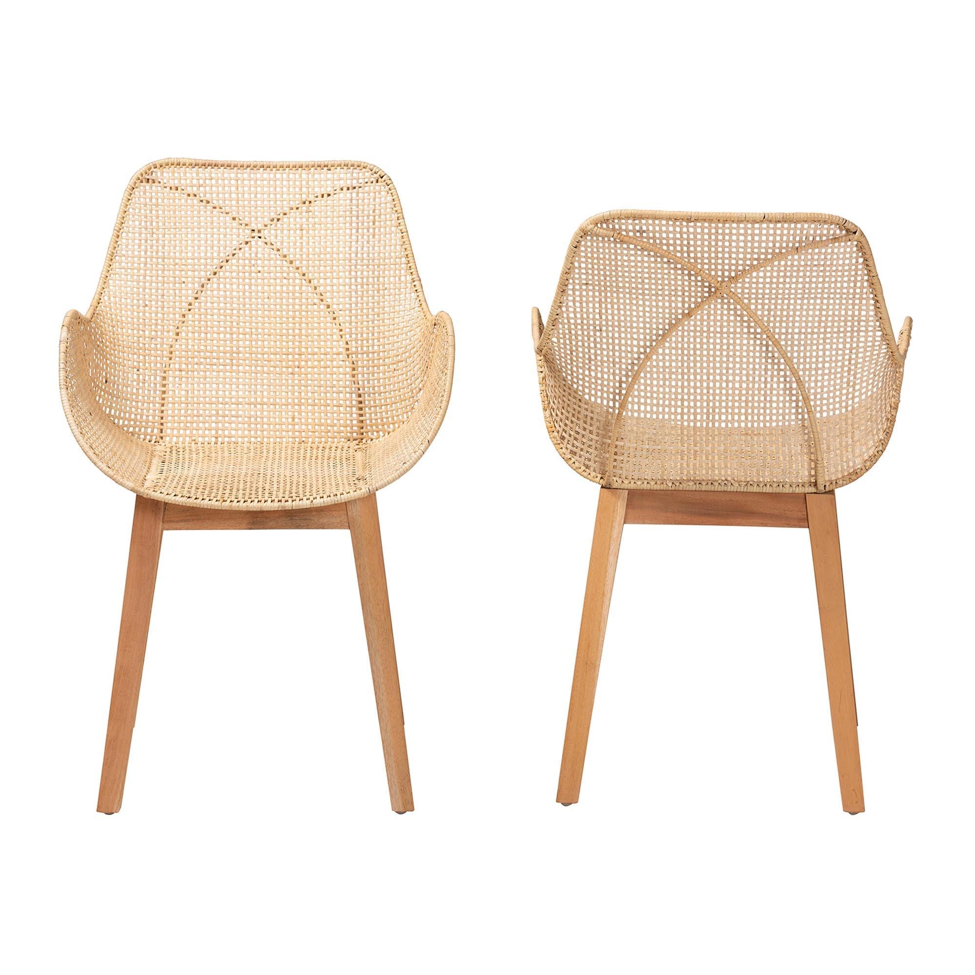 Bali & Pari Ballerina Cozy Backrest Dining Chair (Set of 2), , large