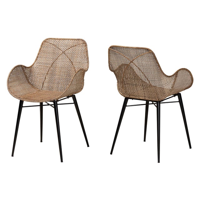 Bali & Pari Ballerina Solid Dining Chair (Set of 2)