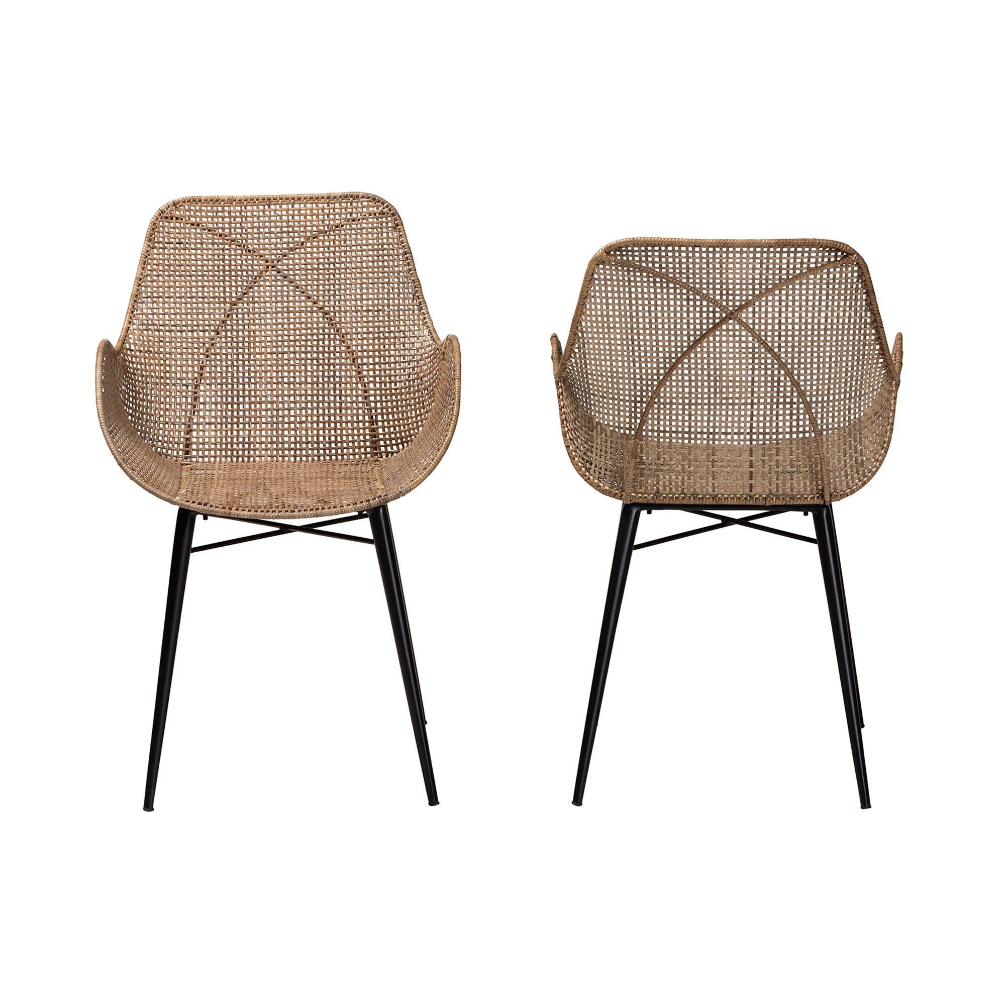 Bali & Pari Ballerina Solid Dining Chair (Set of 2), , large