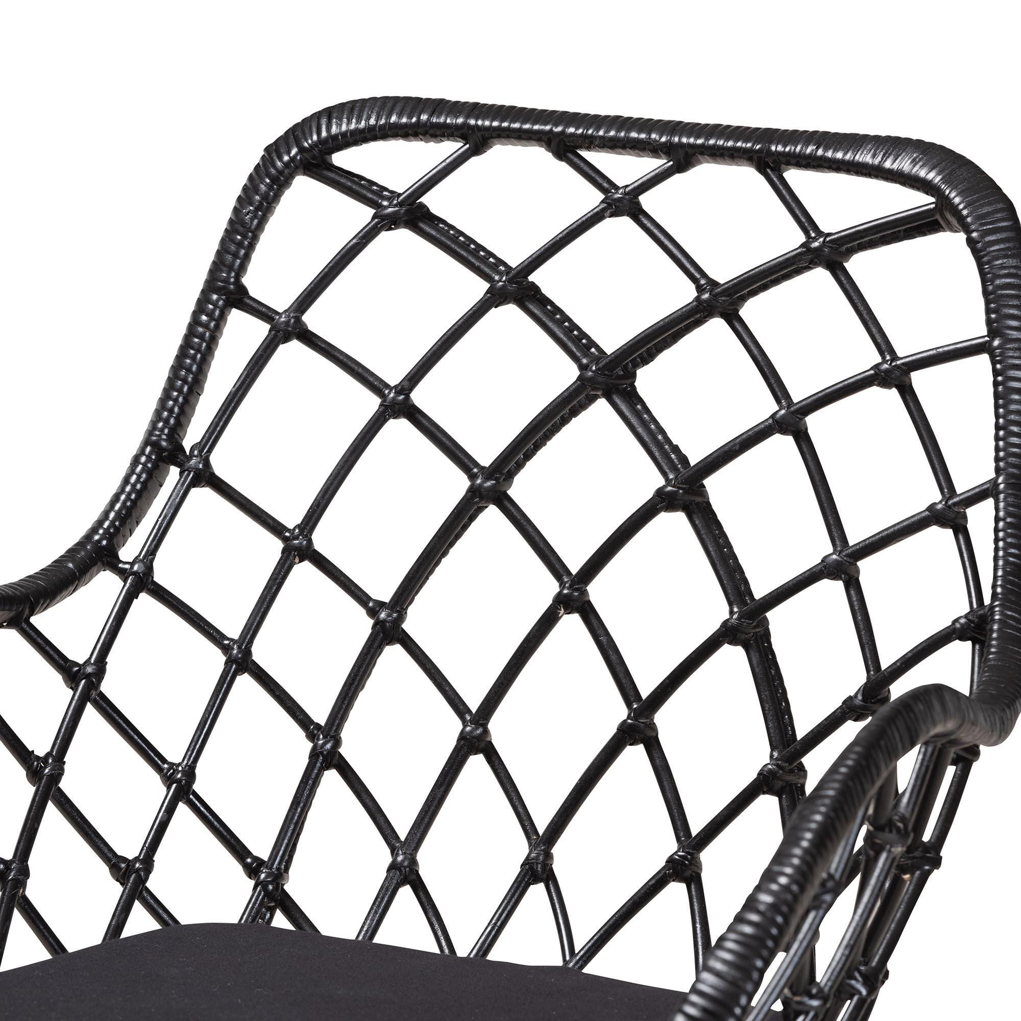 Bali & Pari Ballerina Openwork Backrest Dining Chair (Set of 2), , large