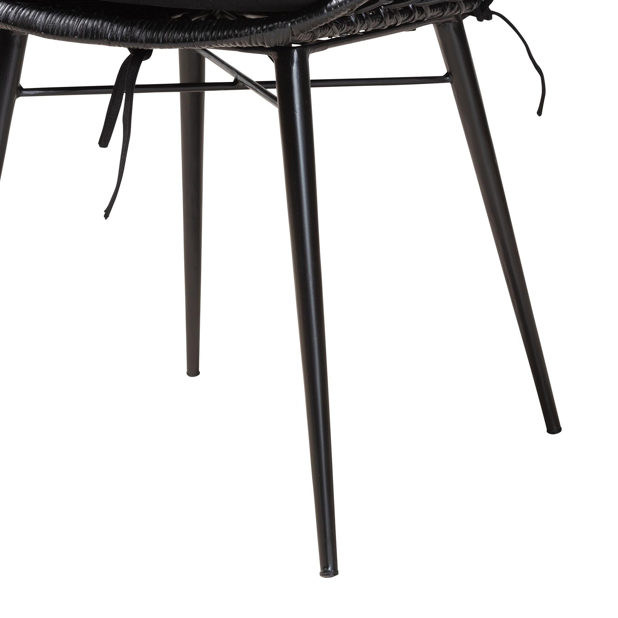 Bali & Pari Ballerina Openwork Backrest Dining Chair (Set of 2), , large