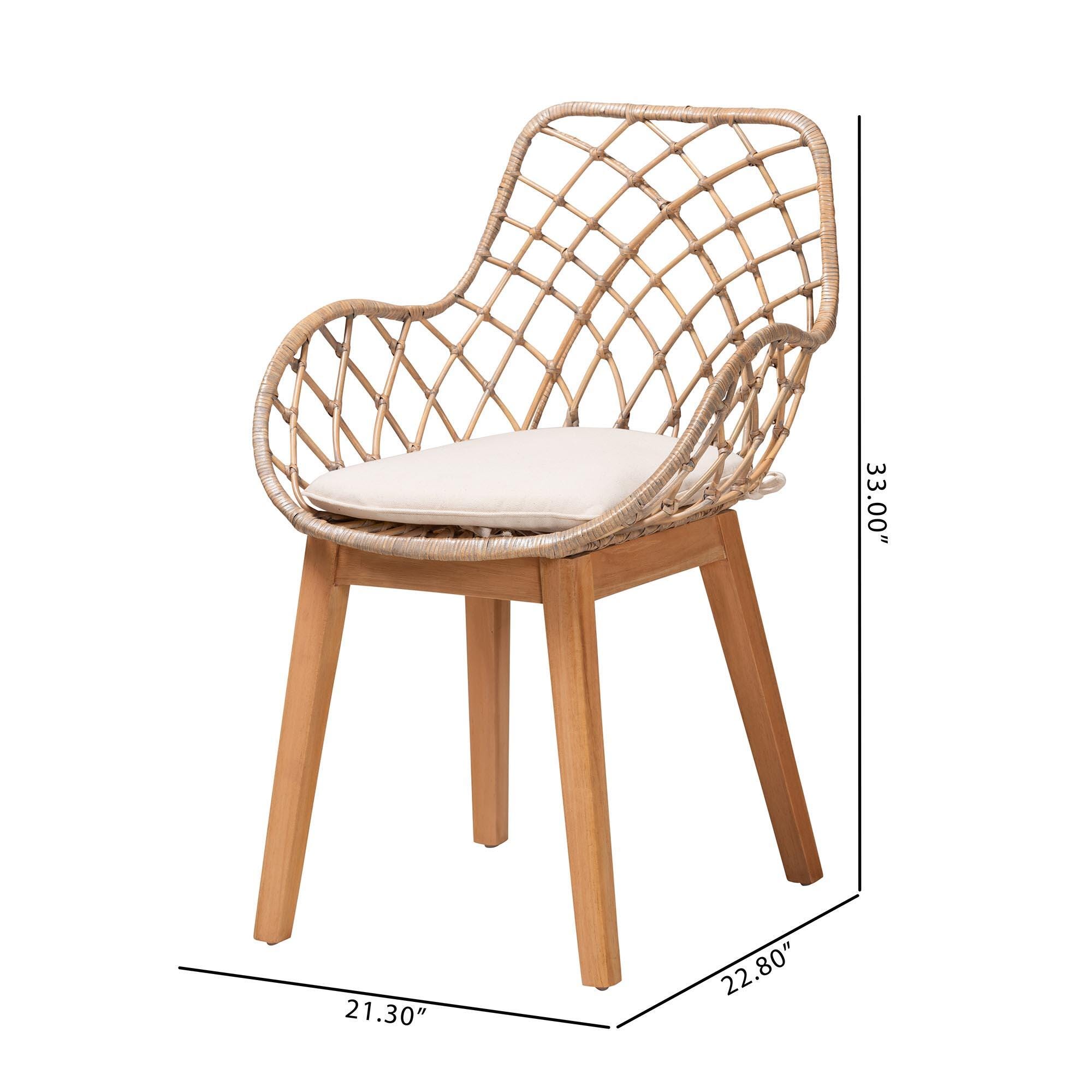 Bali & Pari Ballerina Dining Chair (Set of 2), , large