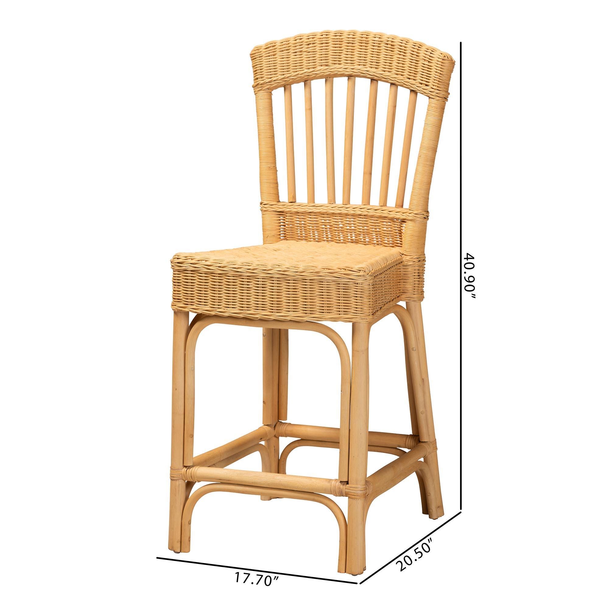Bali & Pari Barito Counter Height Bar Stool, , large