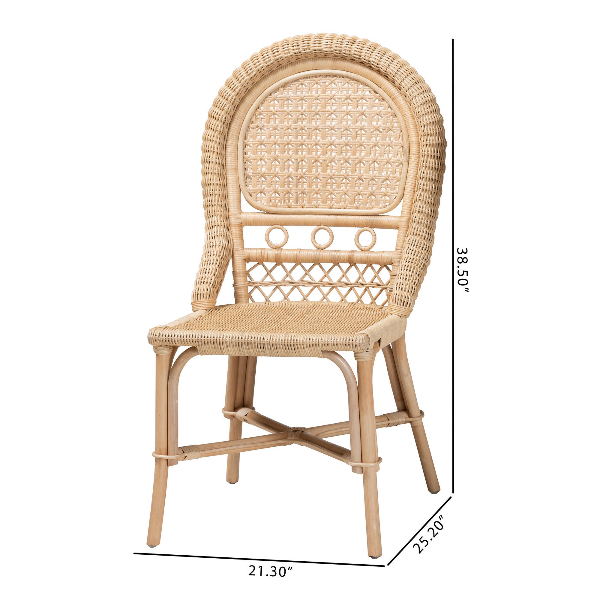 Bali & Pari Jelita Dining Chair (Set of 2), , large
