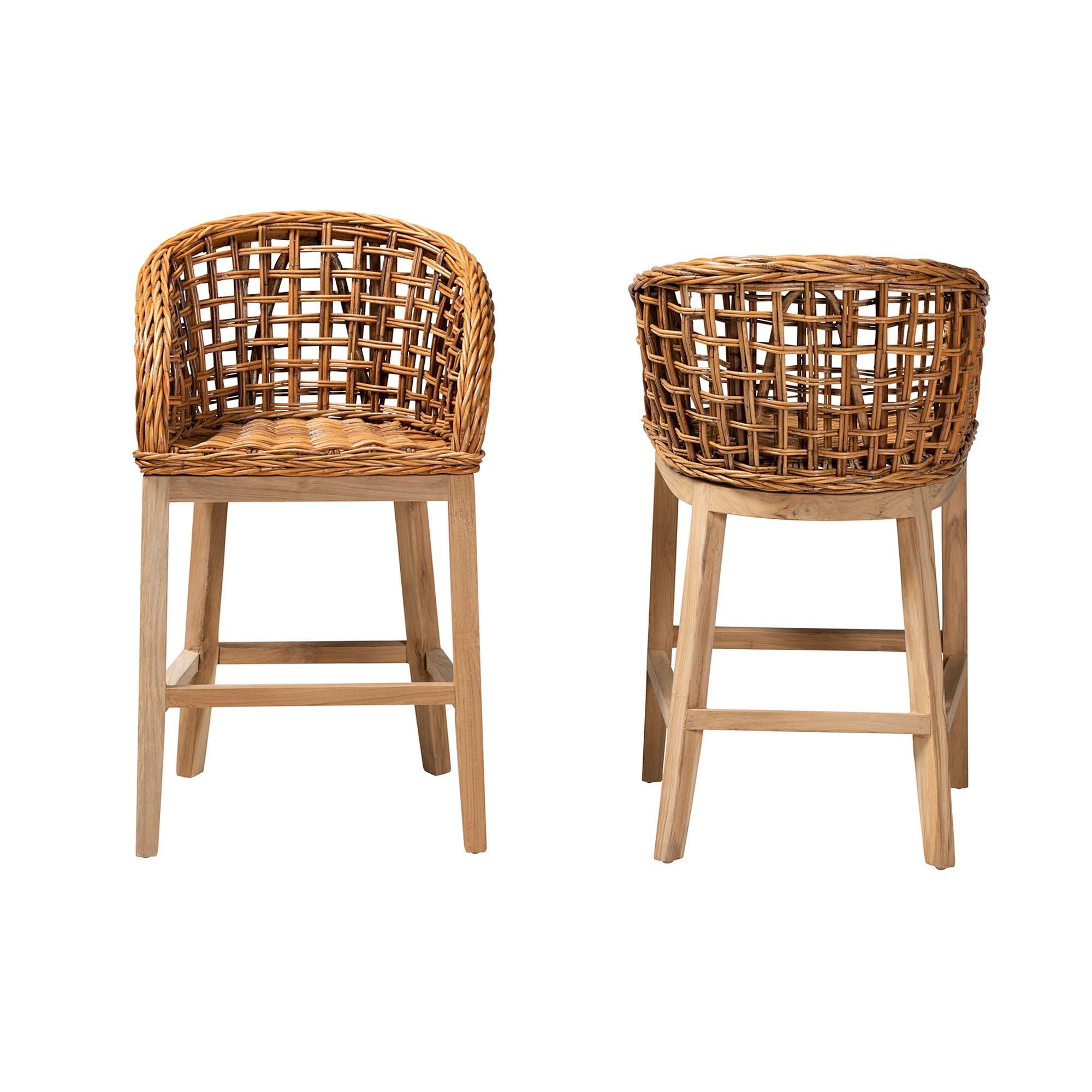 Bali & Pari Mario Counter Height Bar Stool (Set of 2), , large