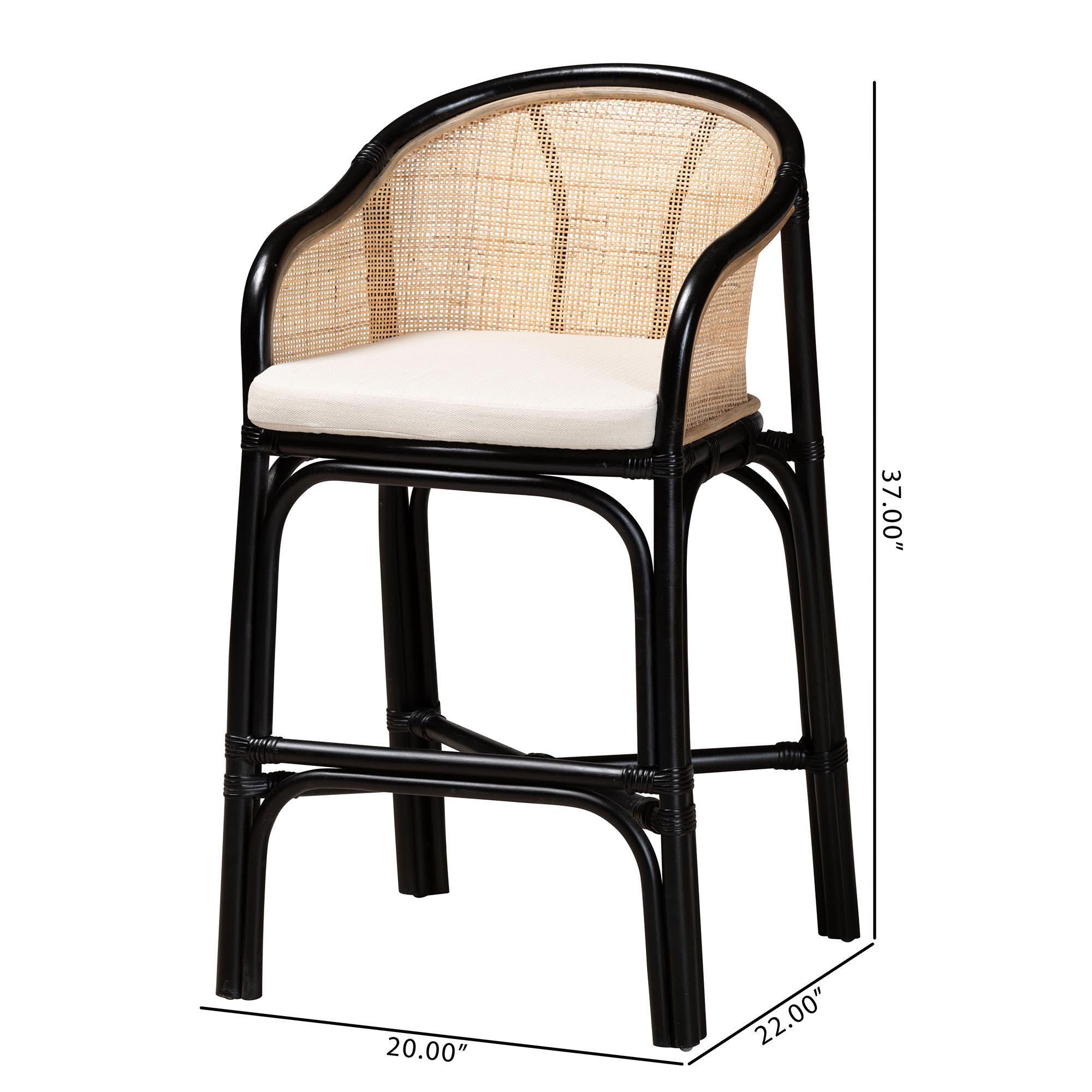 Bali & Pari Miranda Counter Height Bar Stool, , large