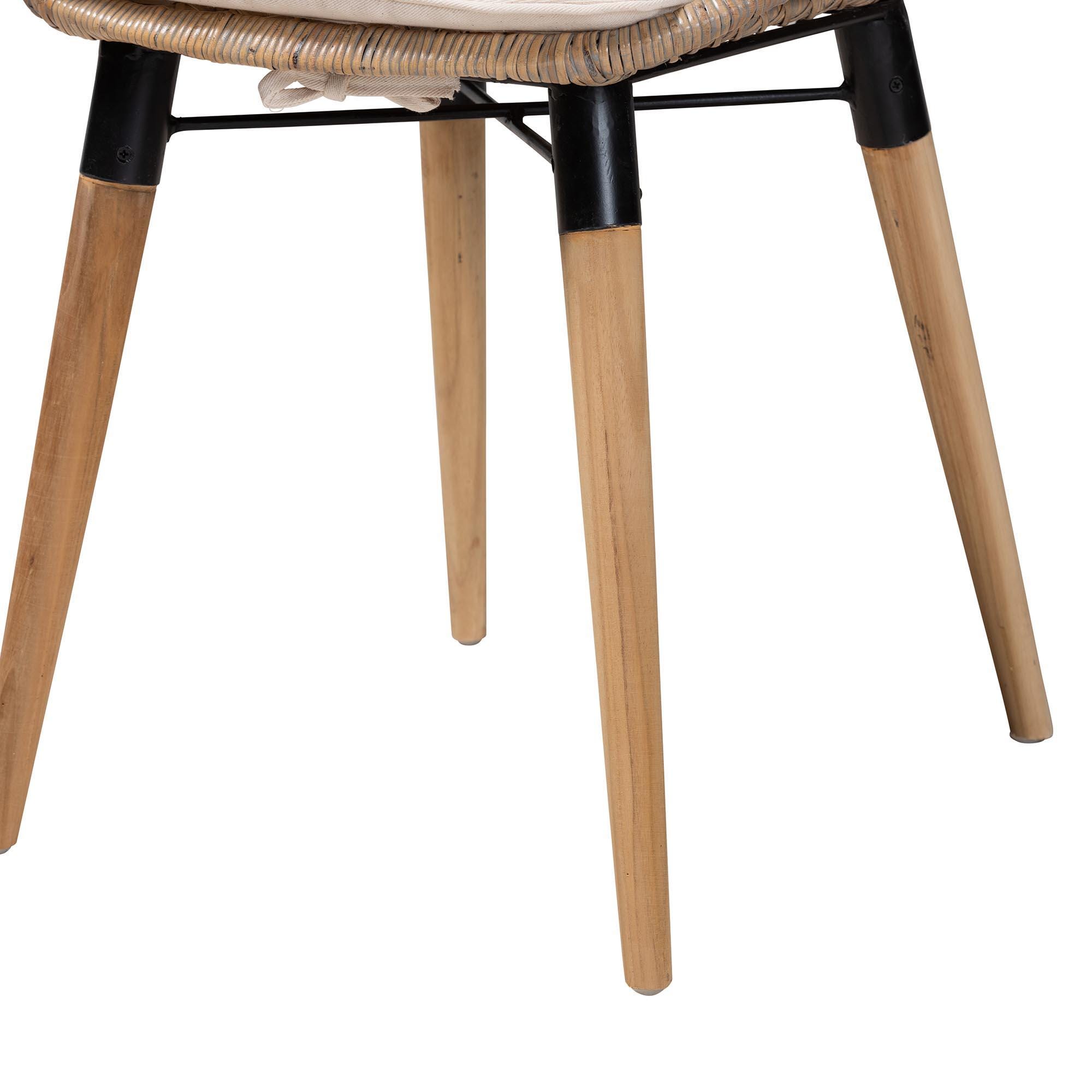 Bali & Pari Sabelle Openwork Backrest Dining Chair (Set of 2), , large