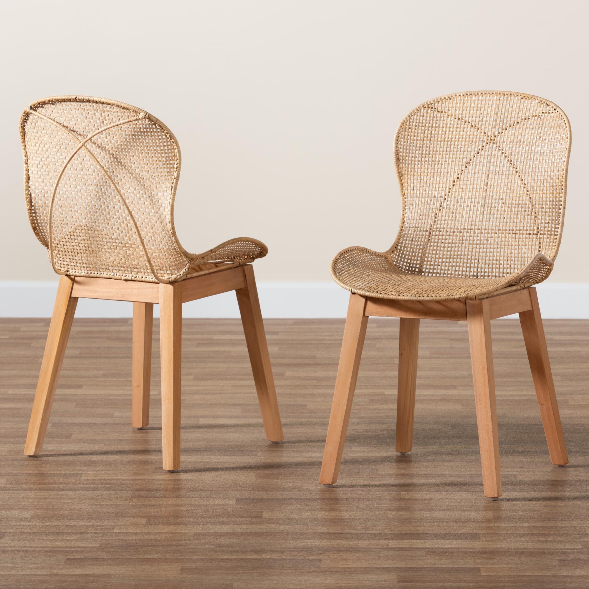 Bali & Pari Sabelle Rounded Backrest Dining Chair (Set of 2), , large