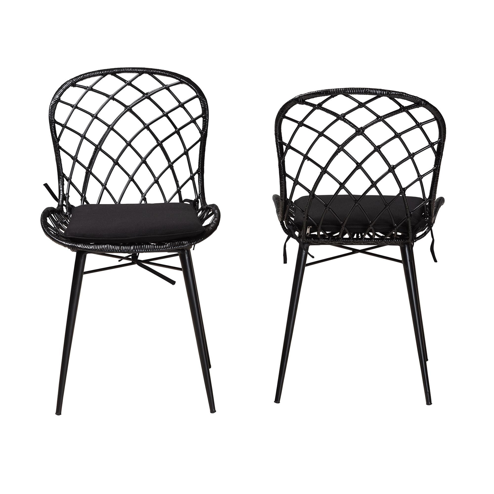 Bali & Pari Sabelle Solid Dining Chair (Set of 2), , large