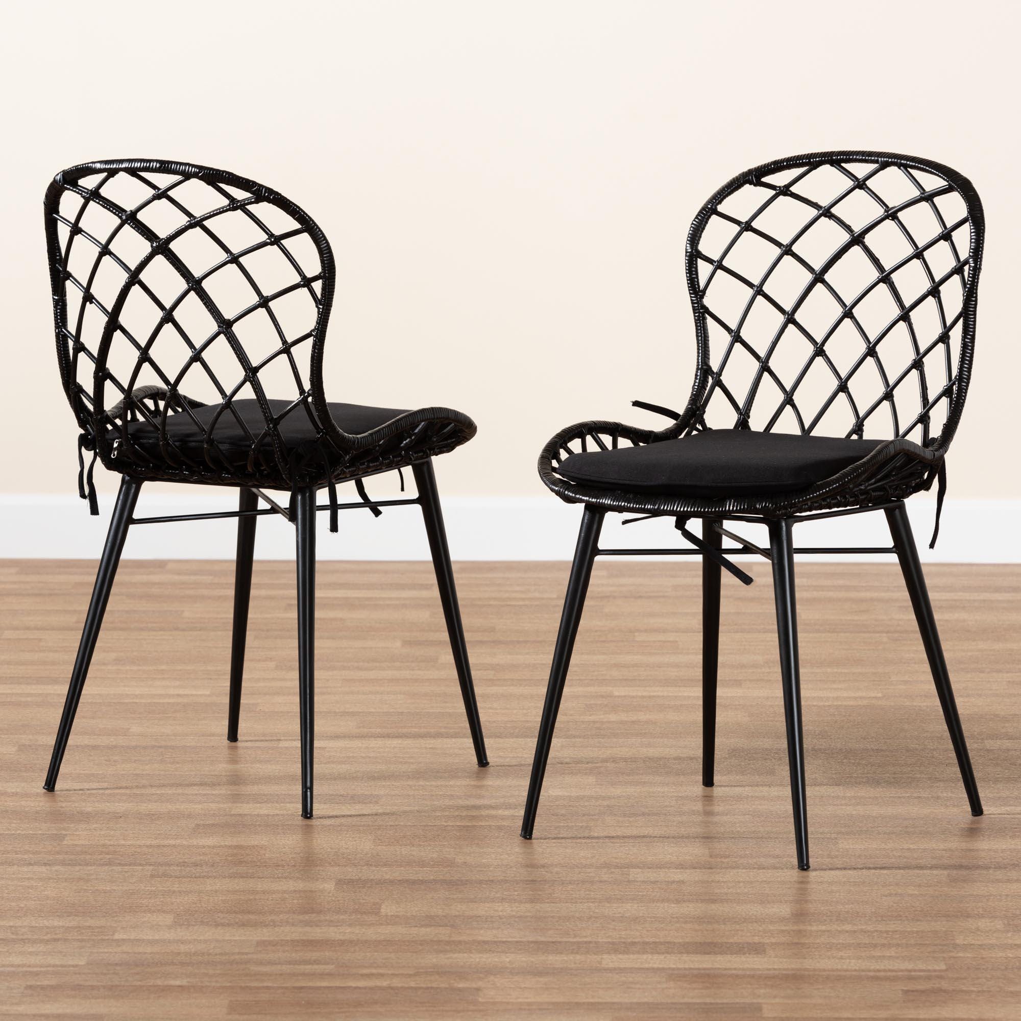 Bali & Pari Sabelle Solid Dining Chair (Set of 2), , large
