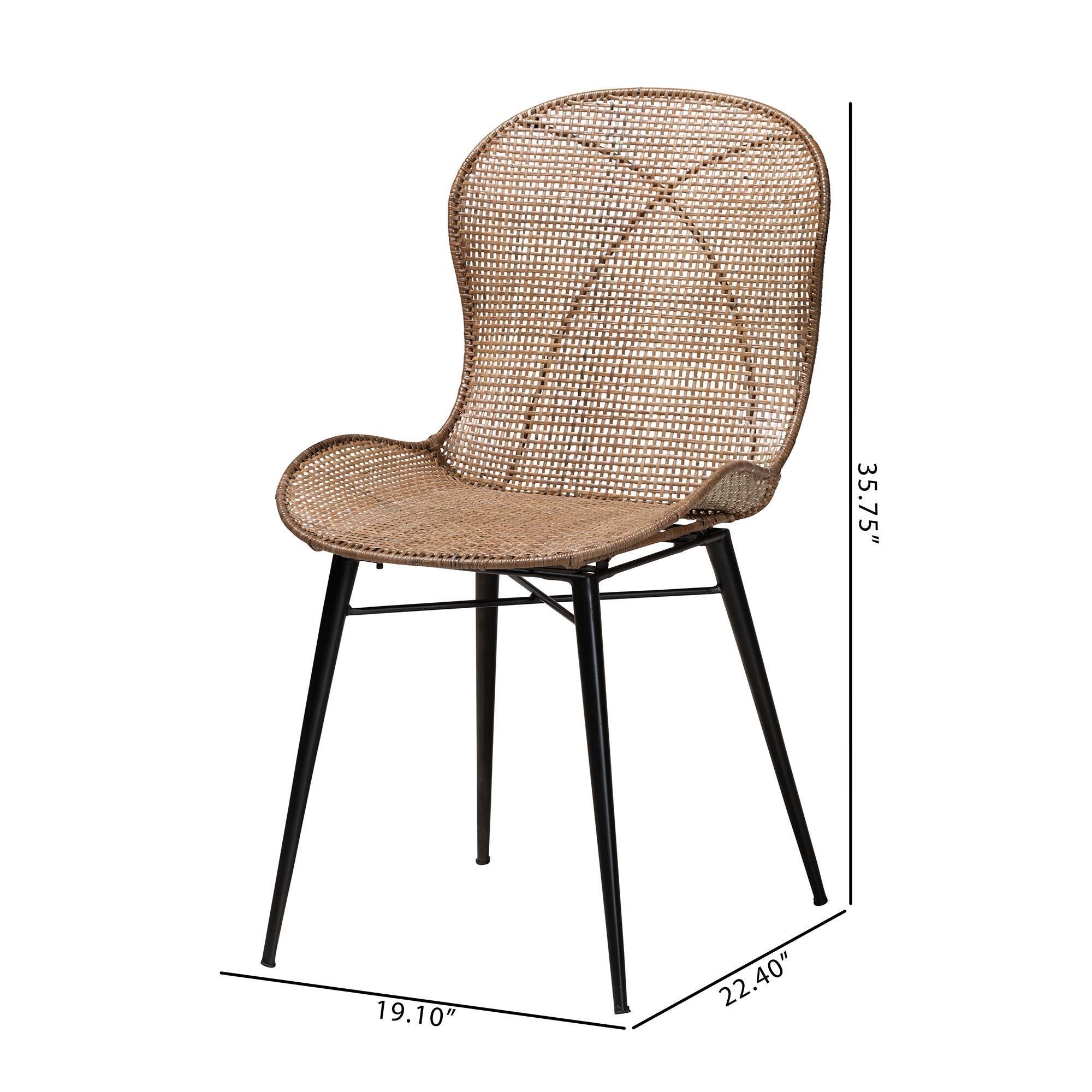 Bali & Pari Sabelle Dining Chair (Set of 2), , large