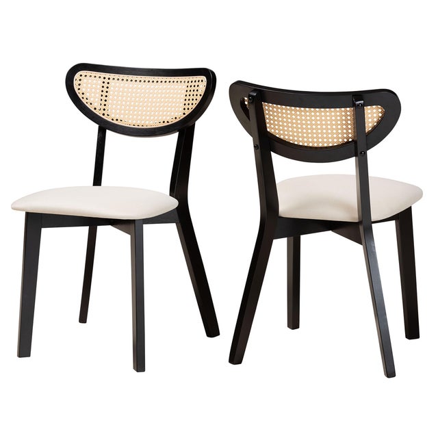 Baxton Studio Dannell Armless Dining Chair (Set of 2)