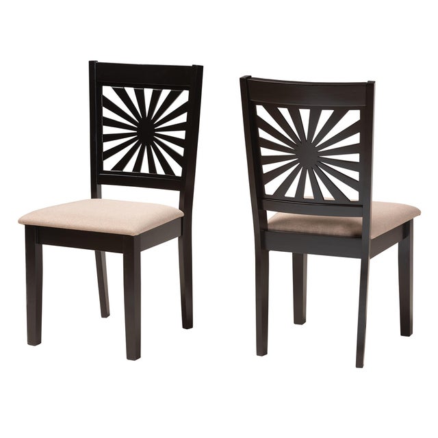 Baxton Studio Olympia Dining Chair (Set of 2)
