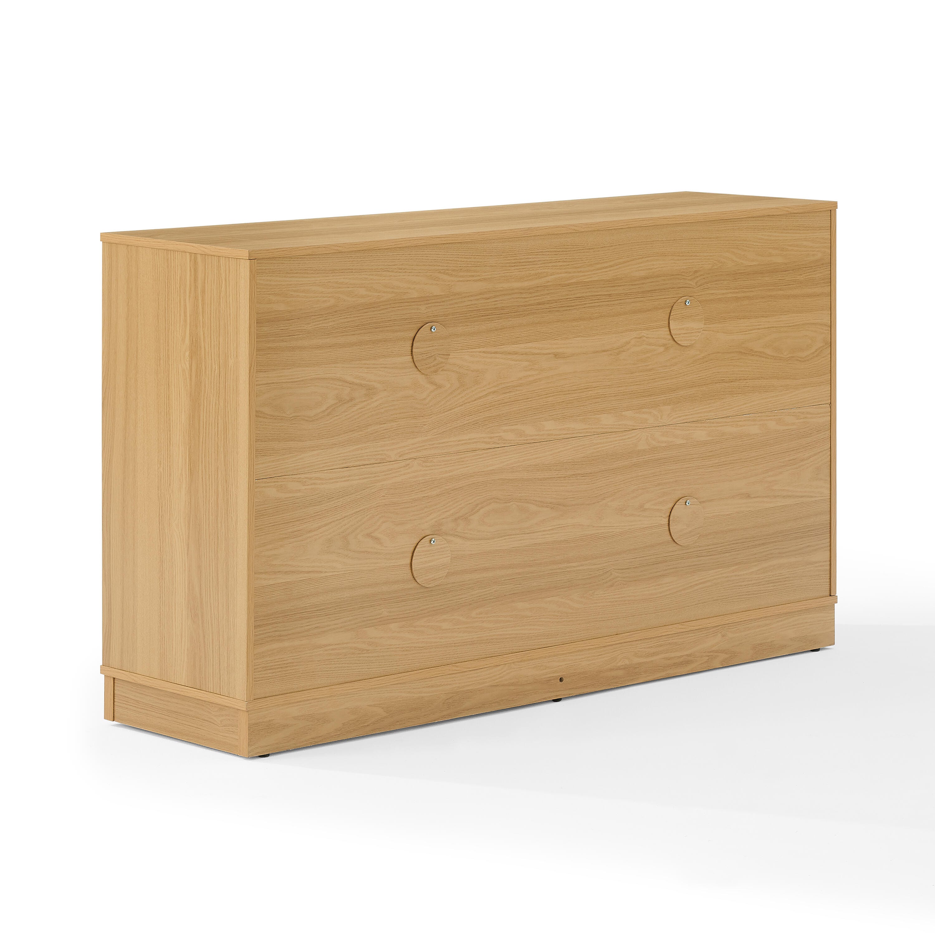 Crosley Furniture Naomi Sideboard, White Oak, large
