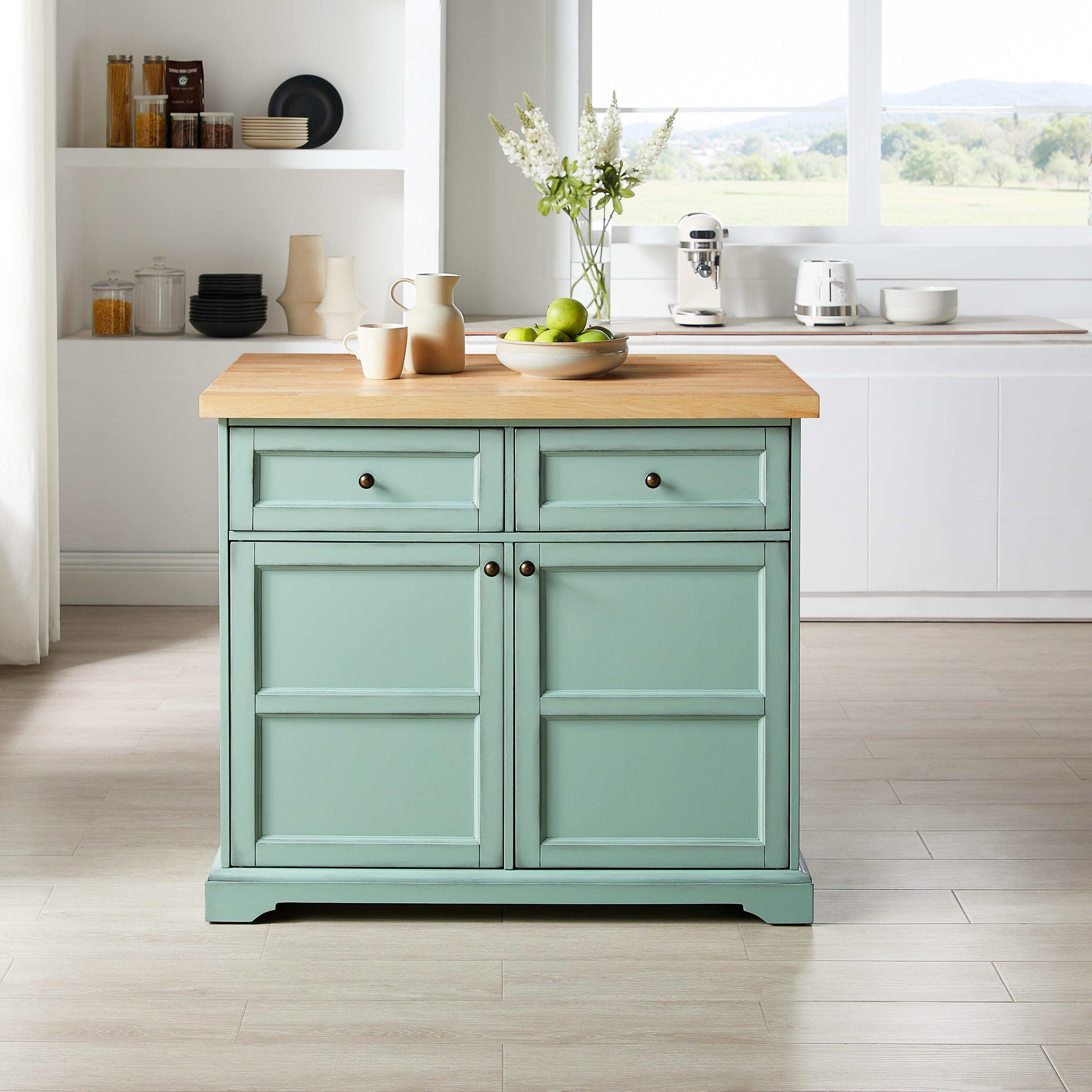 Crosley Furniture Holbrook Kitchen Island, , large
