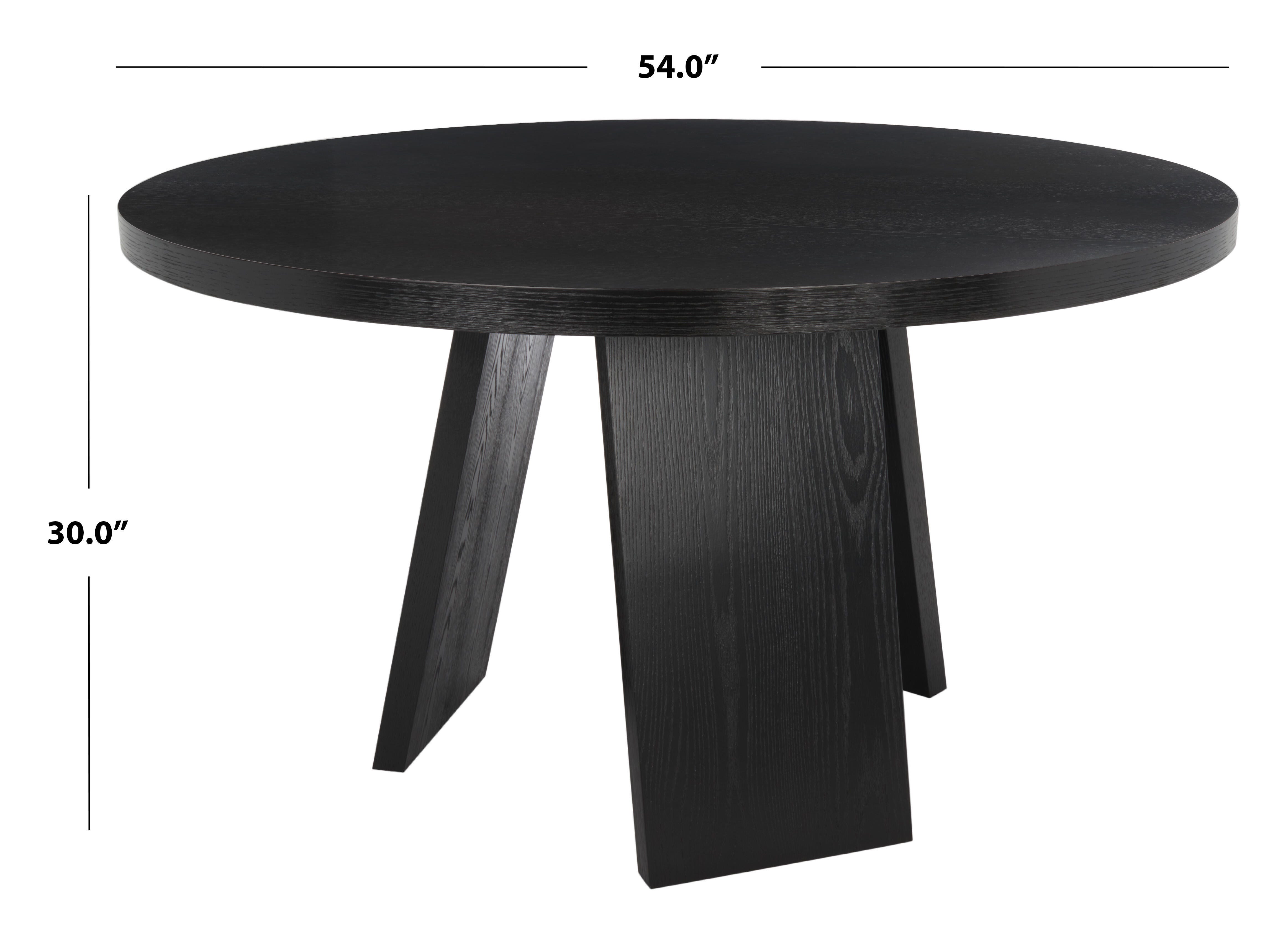 Safavieh Julianna Dining Table, Black, large