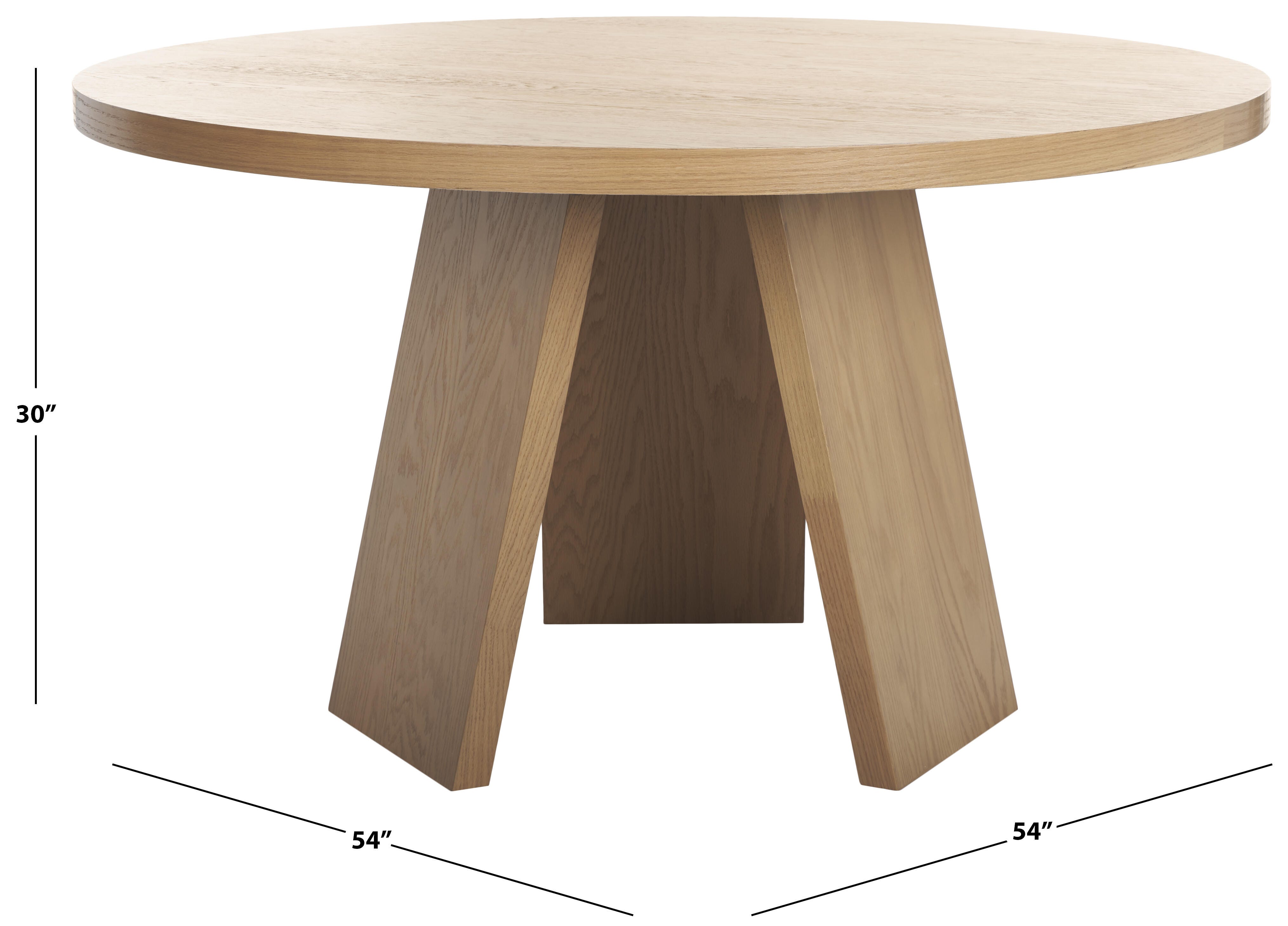 Safavieh Julianna Dining Table, Natural, large