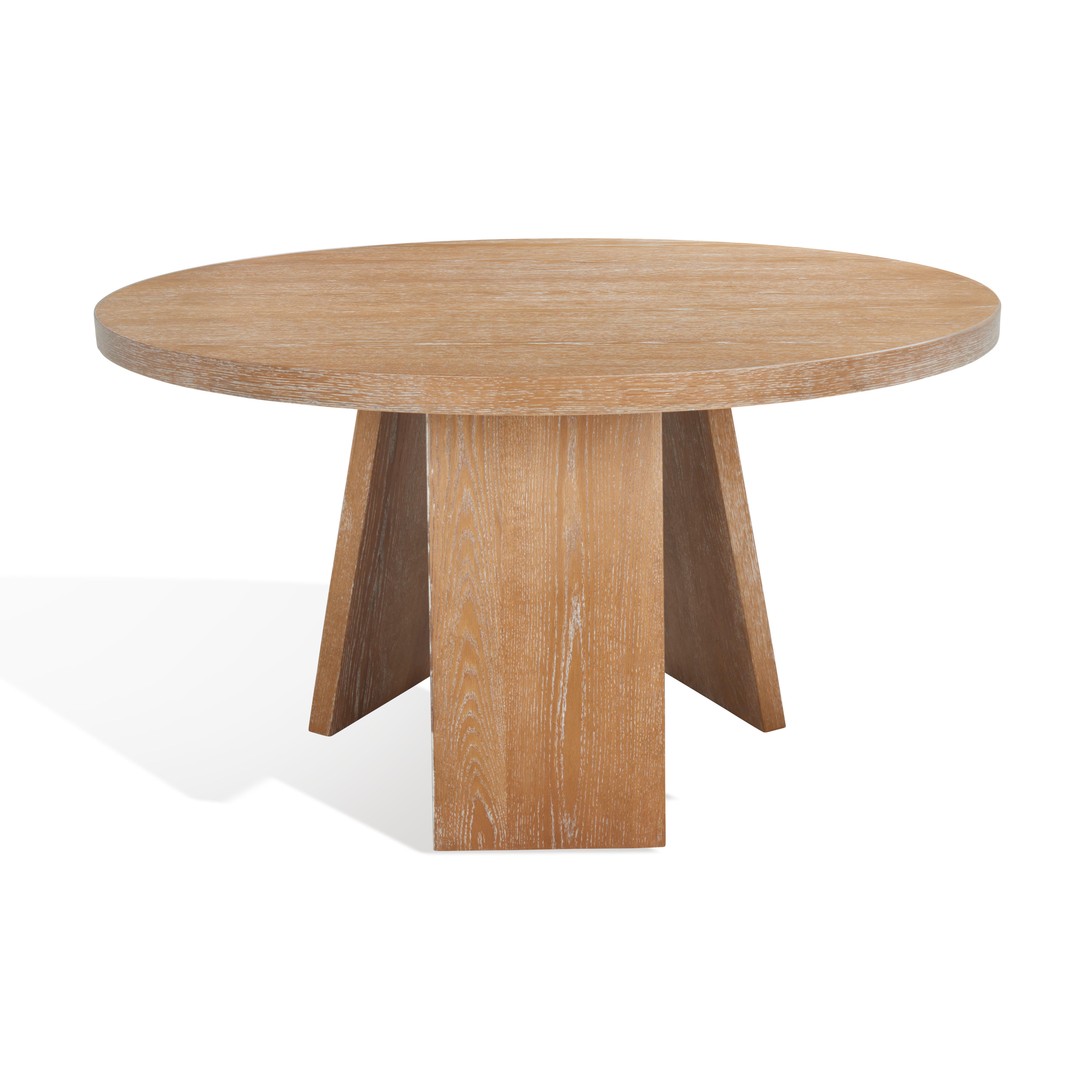 Safavieh Julianna Dining Table, Rustic Oak, large