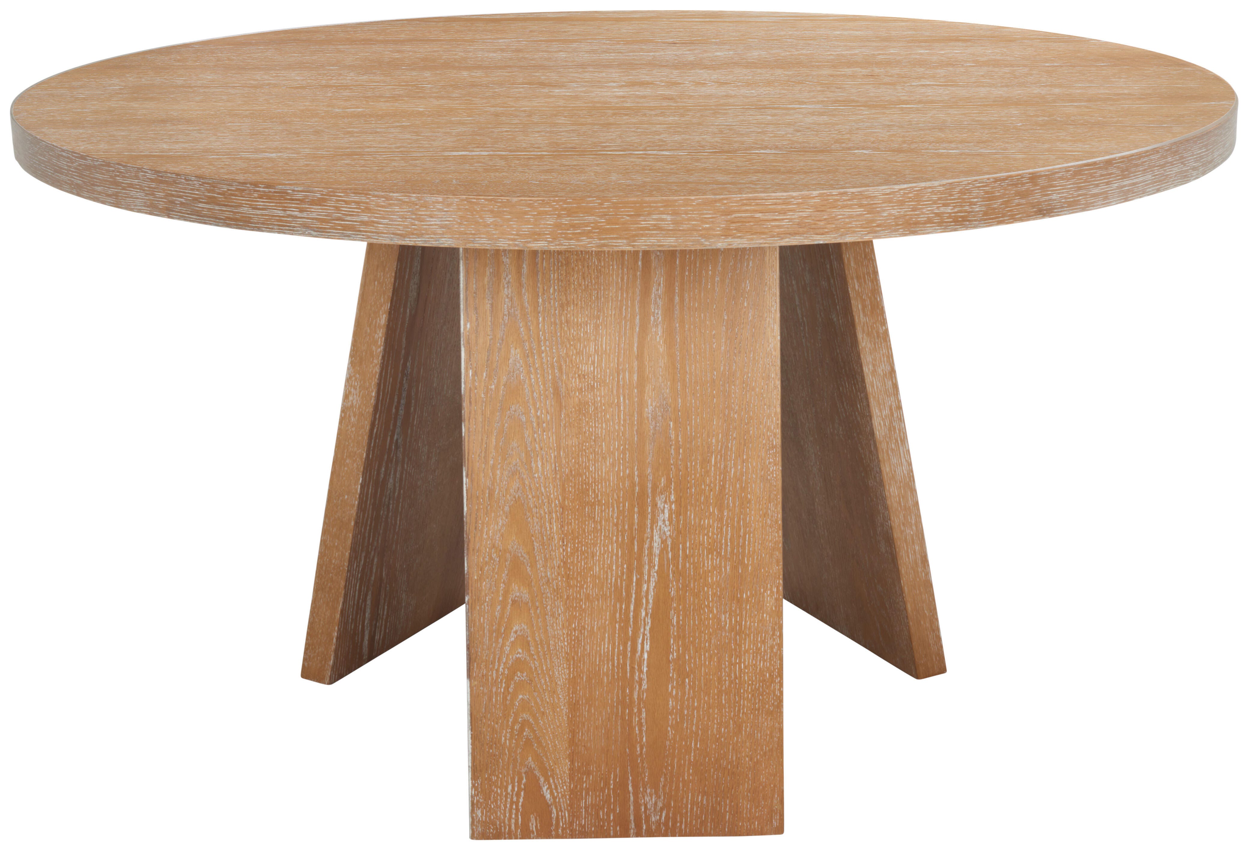 Safavieh Julianna Dining Table, Rustic Oak, large