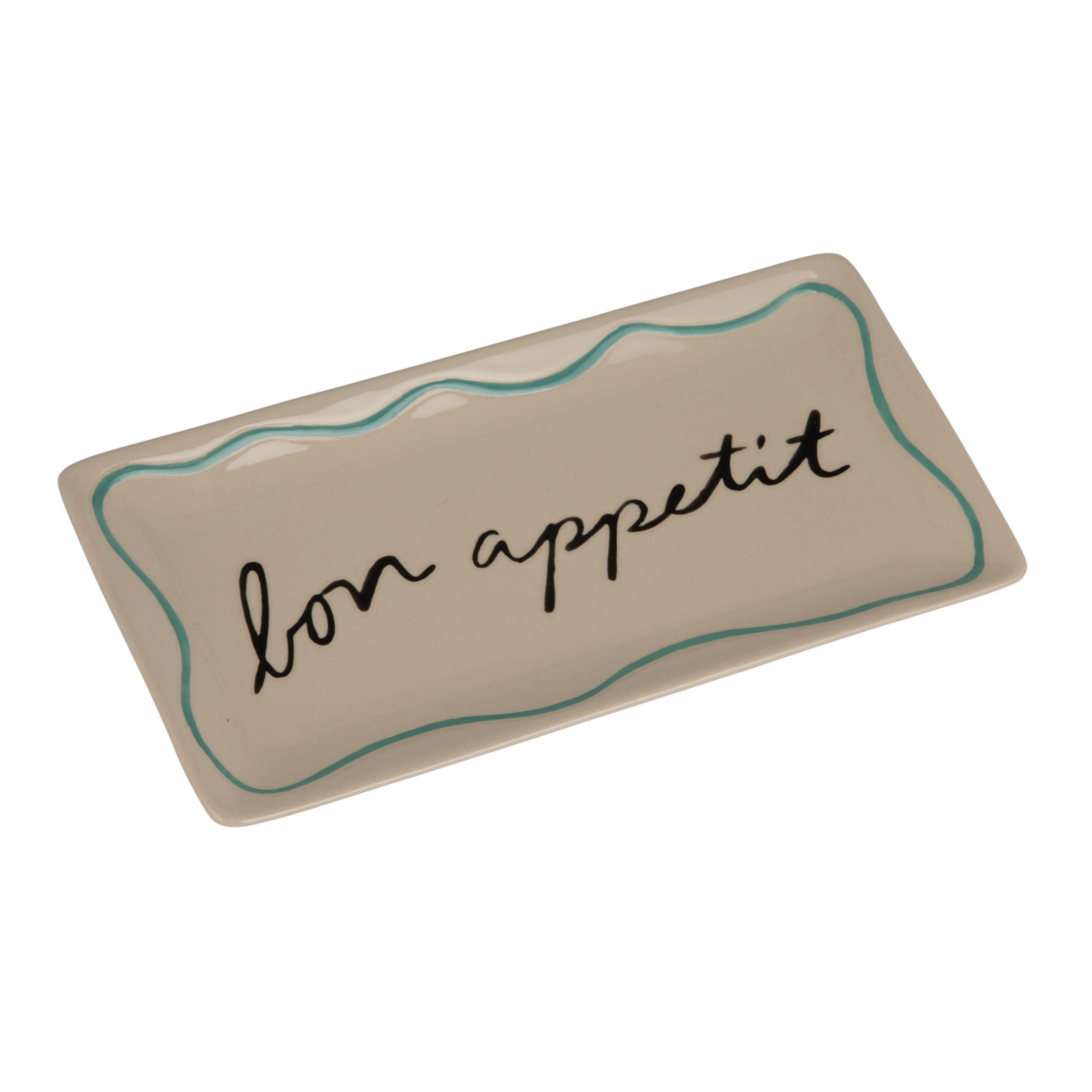 Storied Home Rectangular Decorative Platter, , large