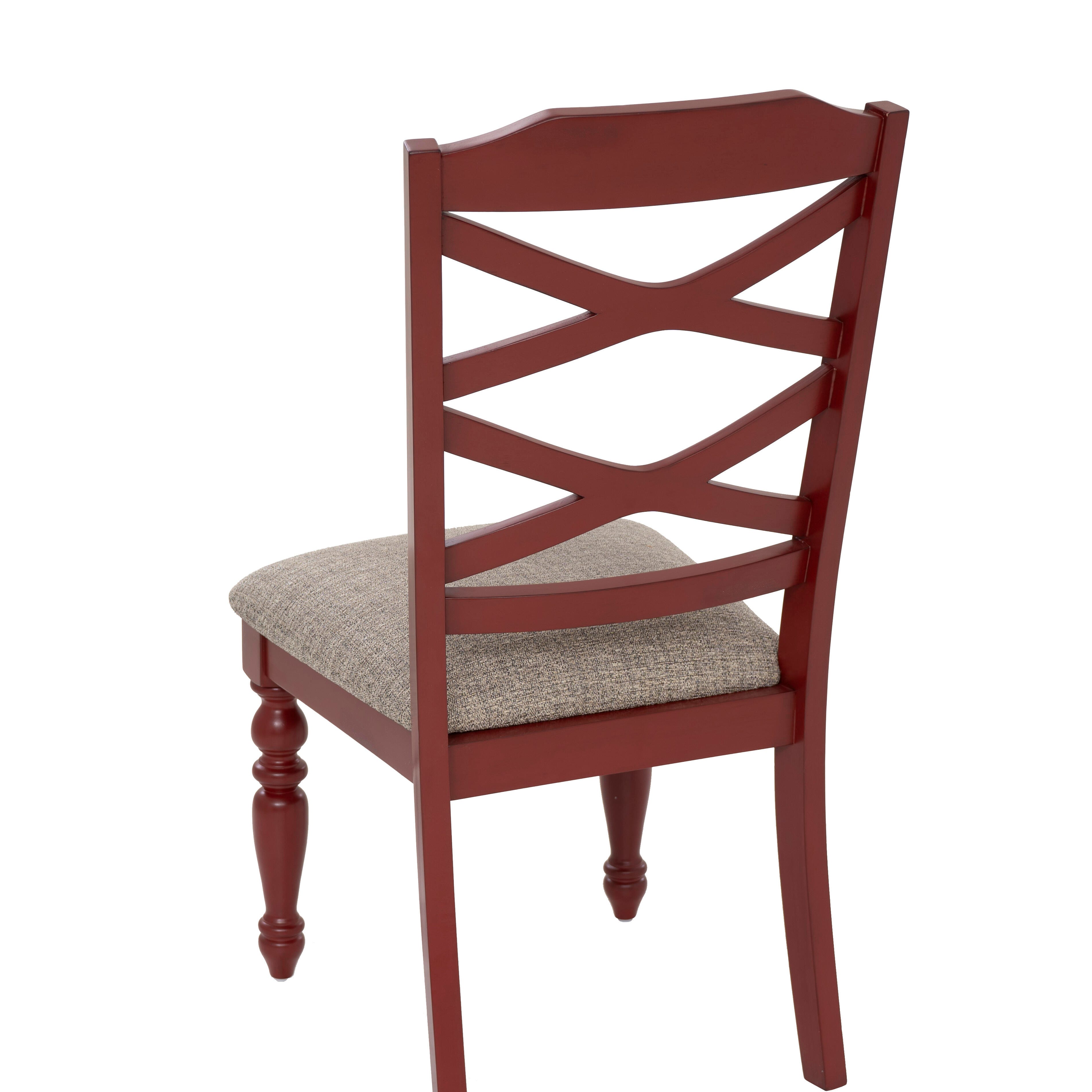 Linon Dining Chair (Set of 2), Red, large