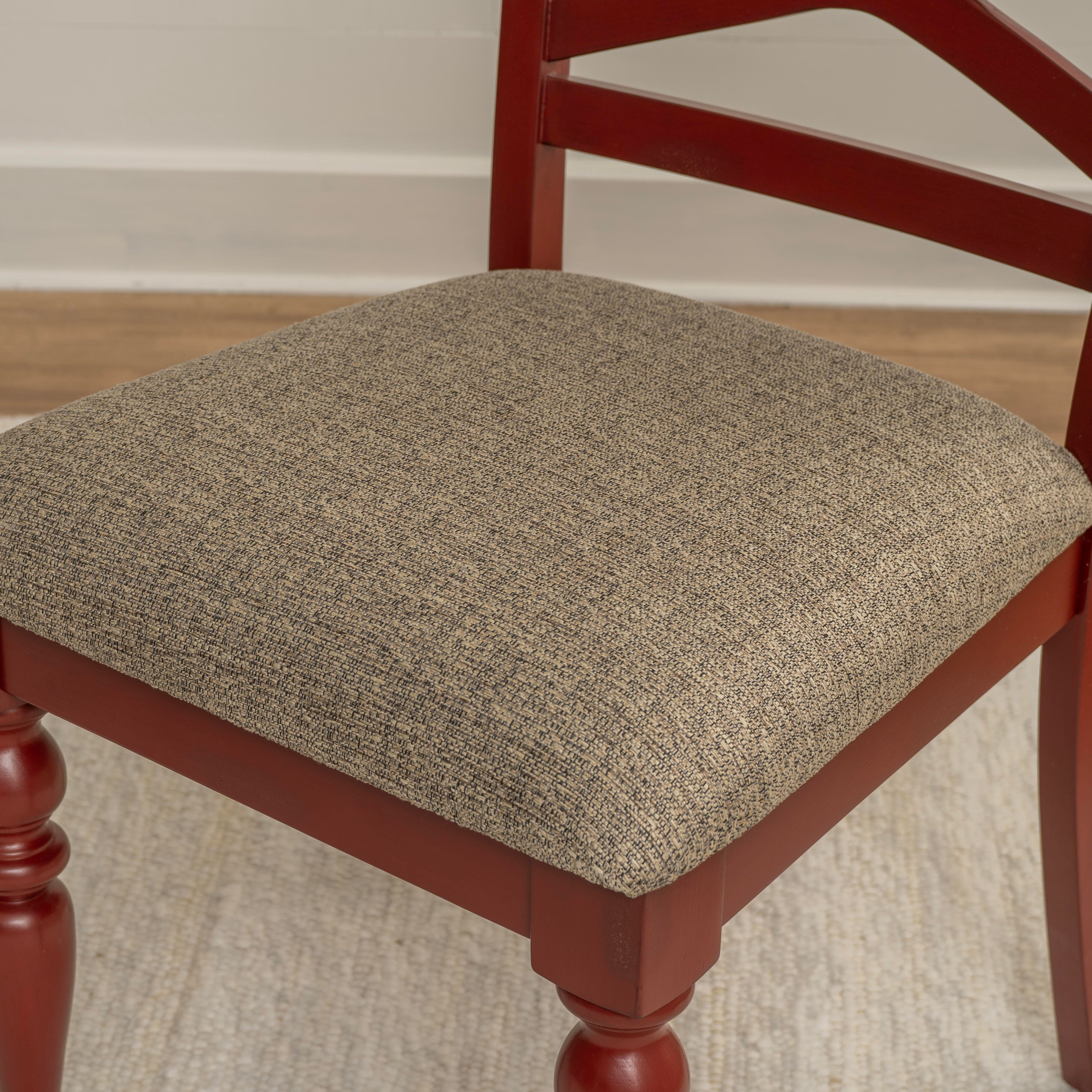 Linon Dining Chair (Set of 2), Red, large