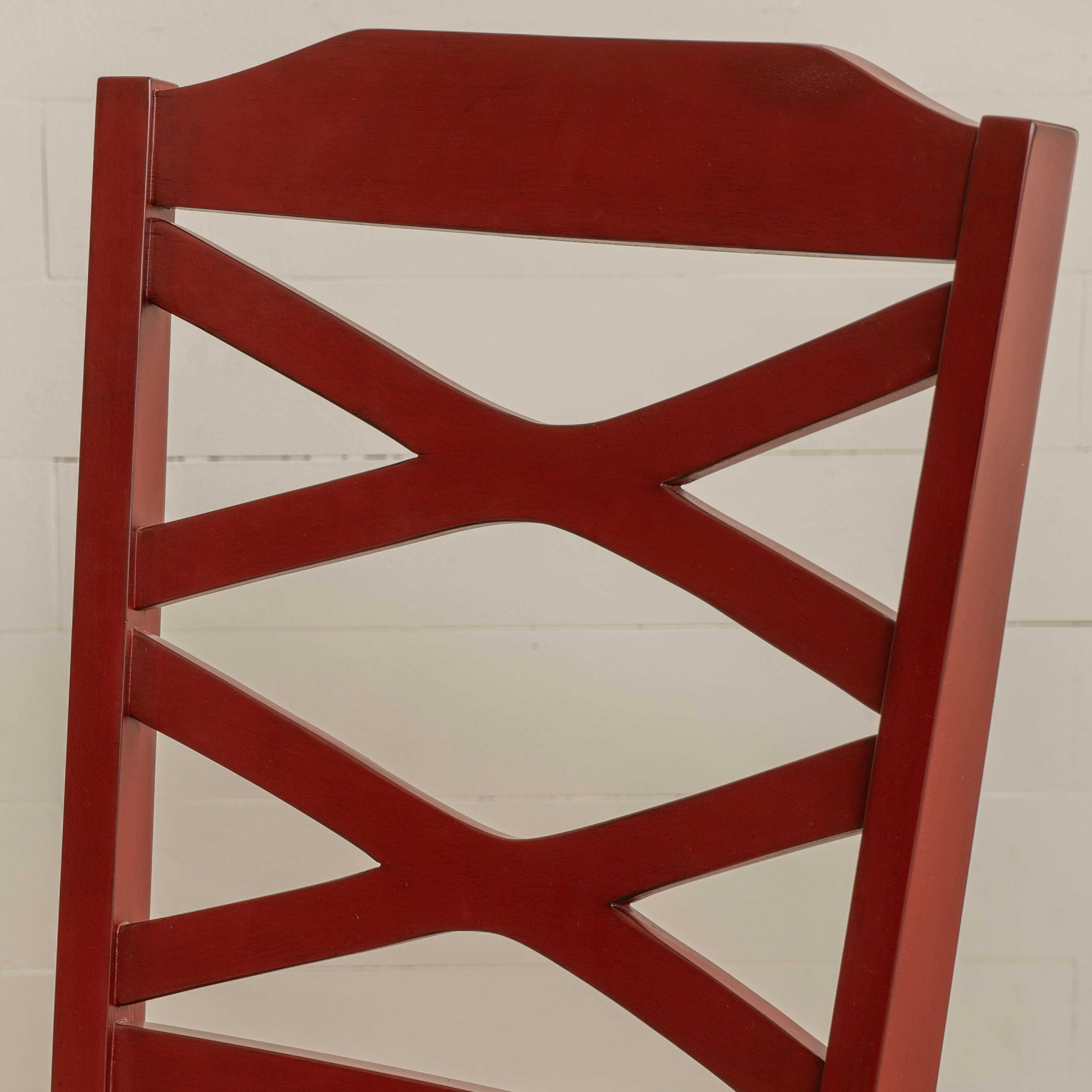 Linon Dining Chair (Set of 2), Red, large