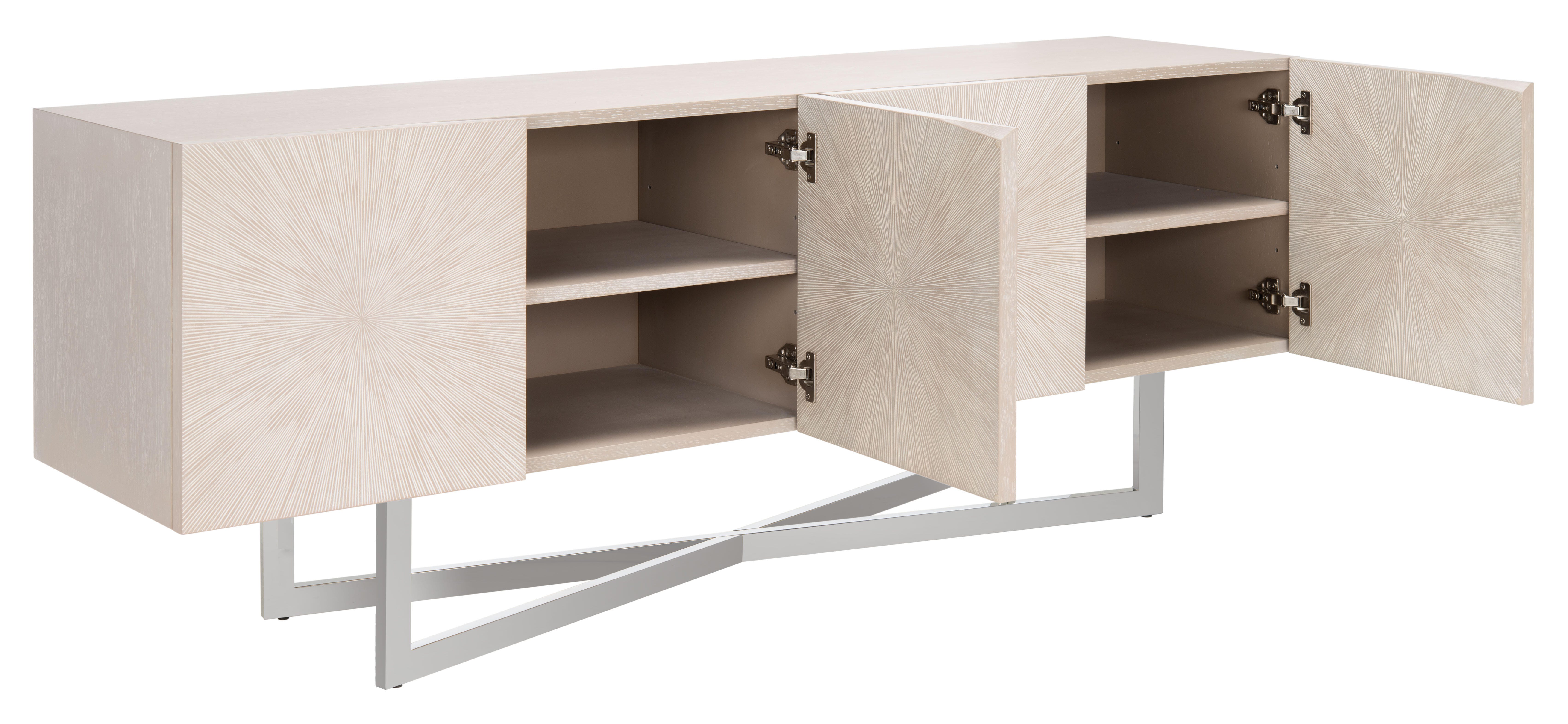 Safavieh Zena Buffet, Light Gray, large