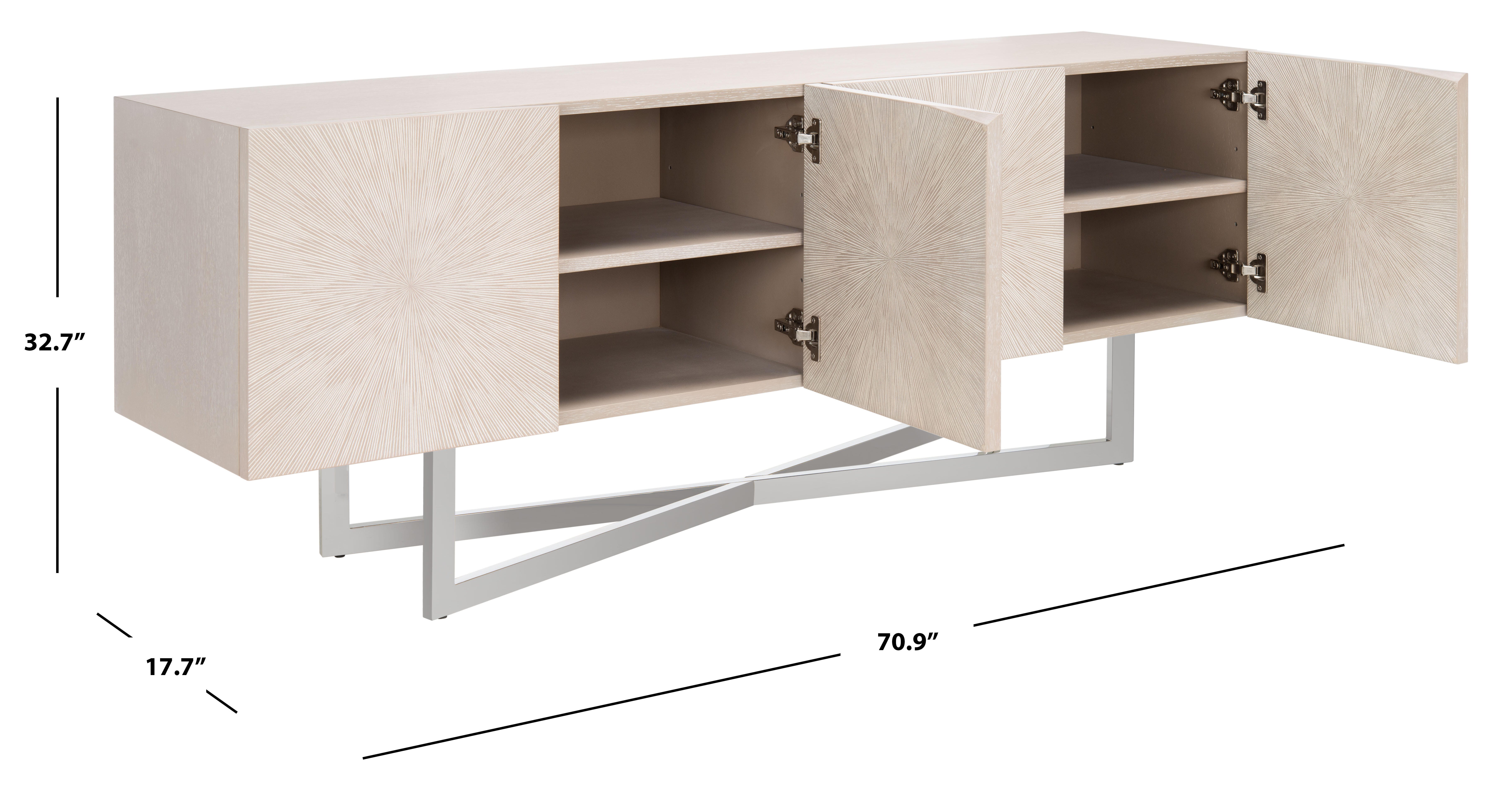 Safavieh Zena Buffet, Light Gray, large