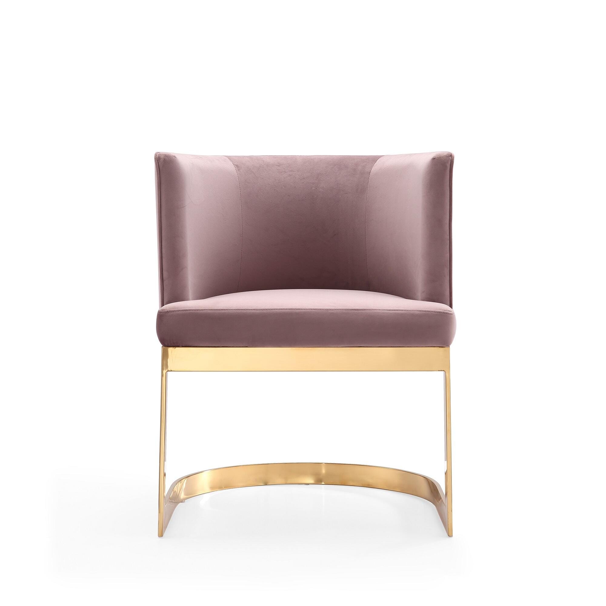 Manhattan Comfort Aura Dining Chair, Blush, large