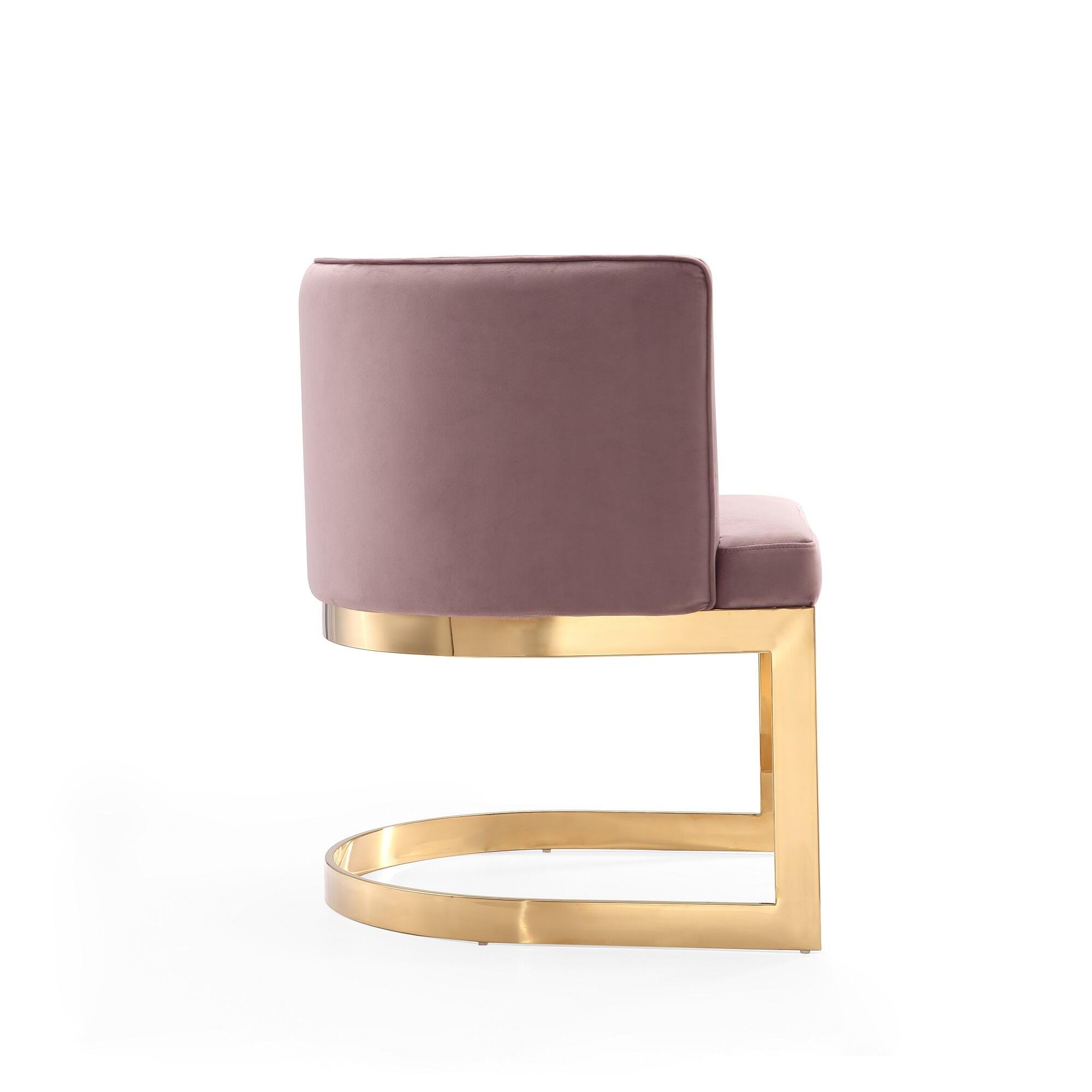 Manhattan Comfort Aura Dining Chair, Blush, large