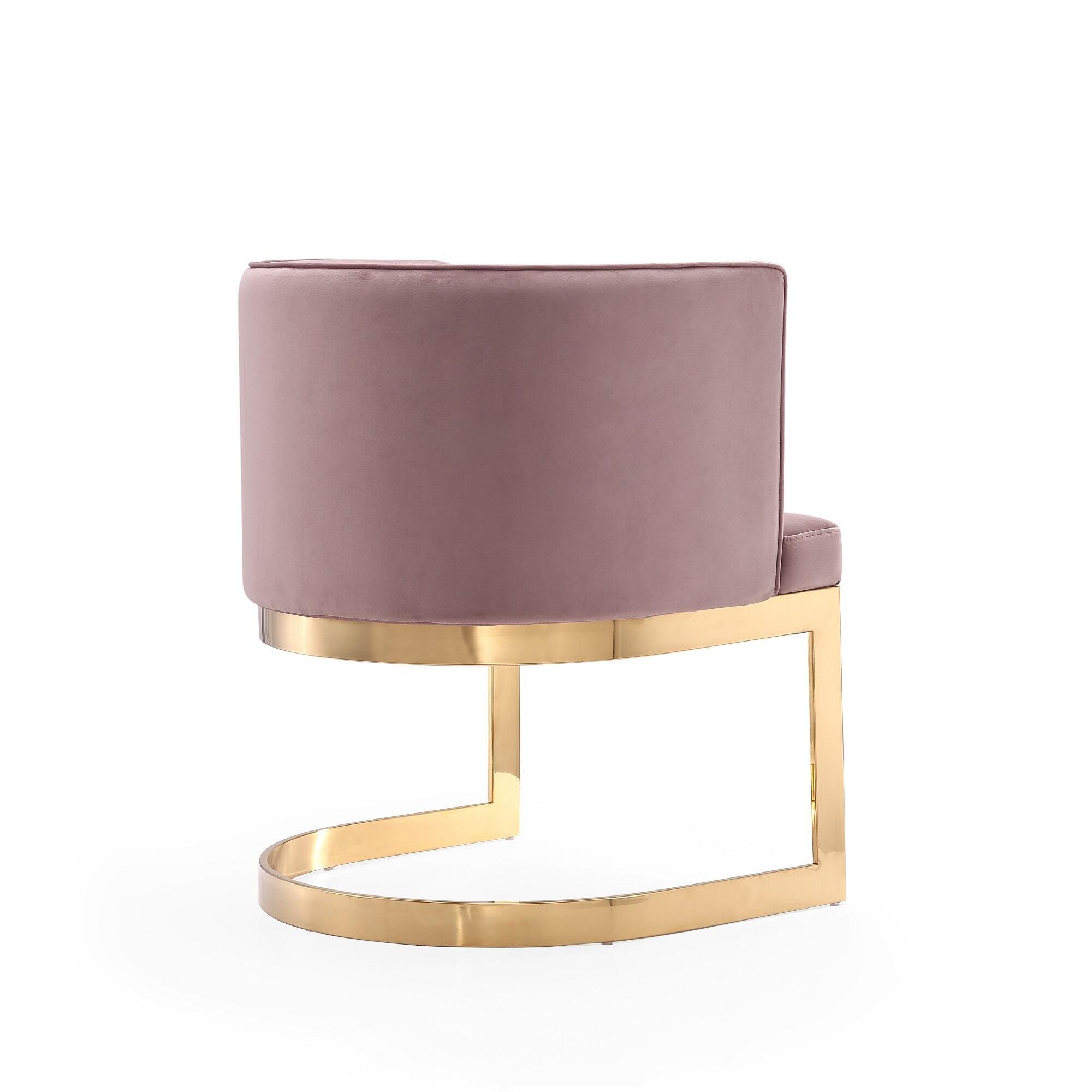 Manhattan Comfort Aura Dining Chair, Blush, large