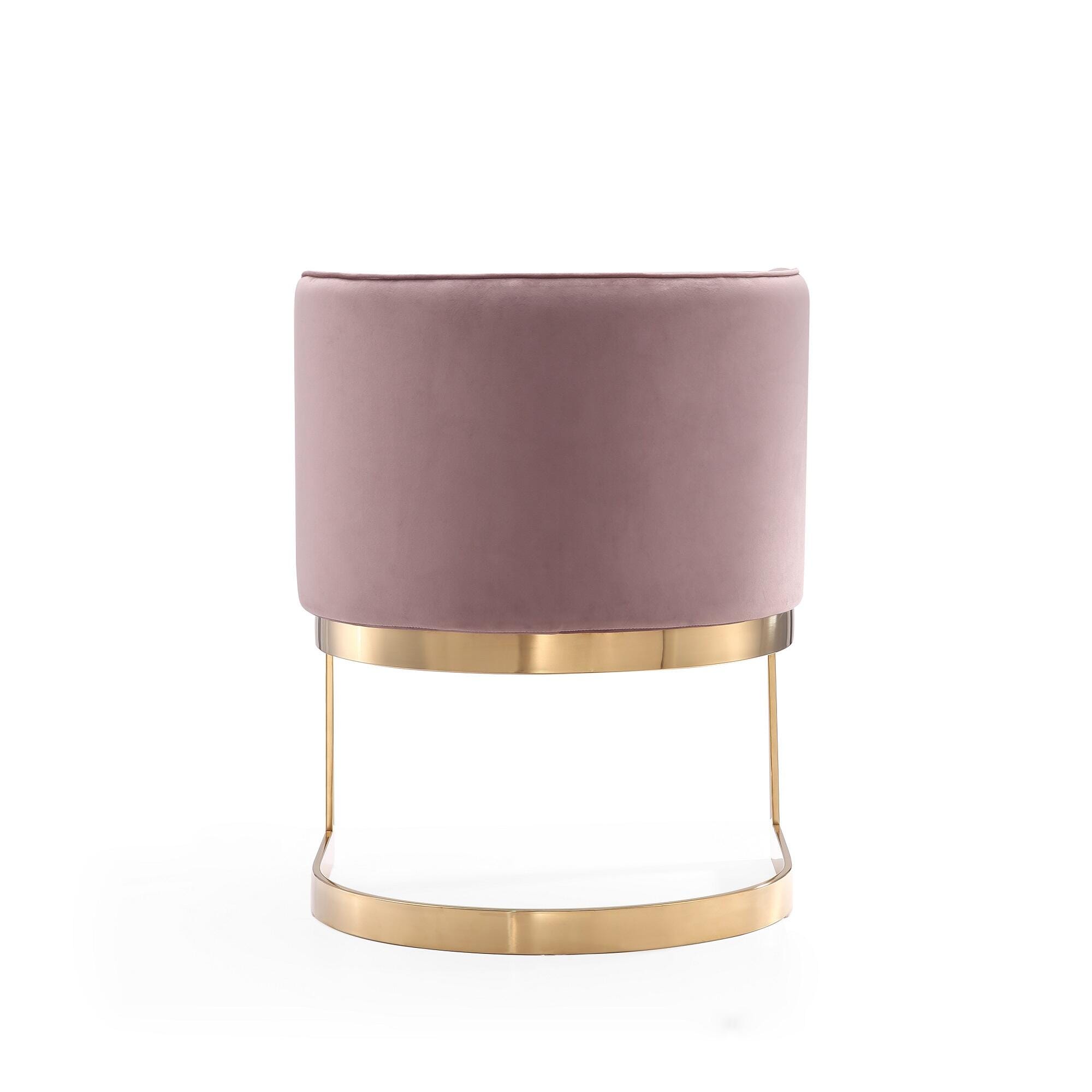 Manhattan Comfort Aura Dining Chair, Blush, large