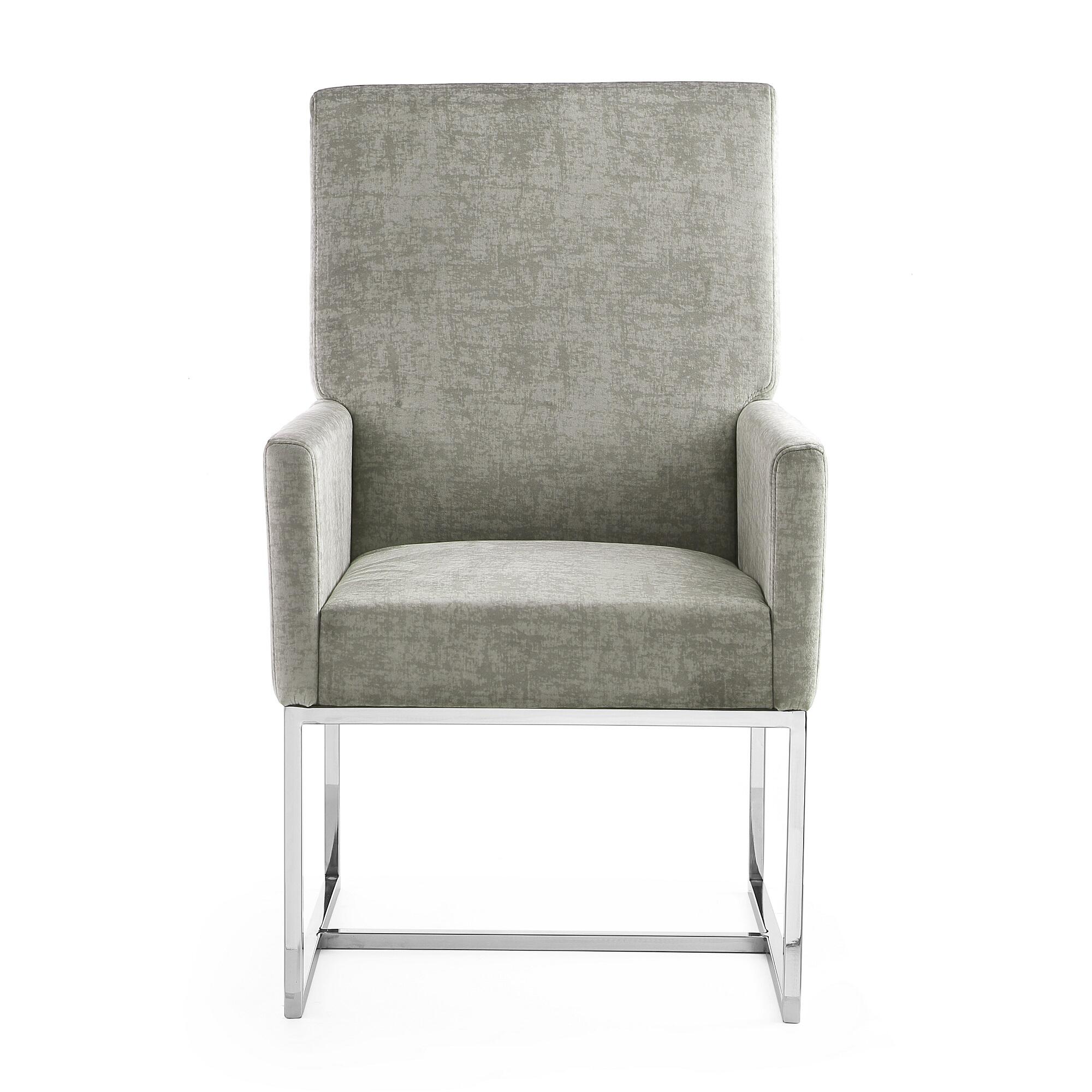 Manhattan Comfort Element Dining Chair, Steel, large