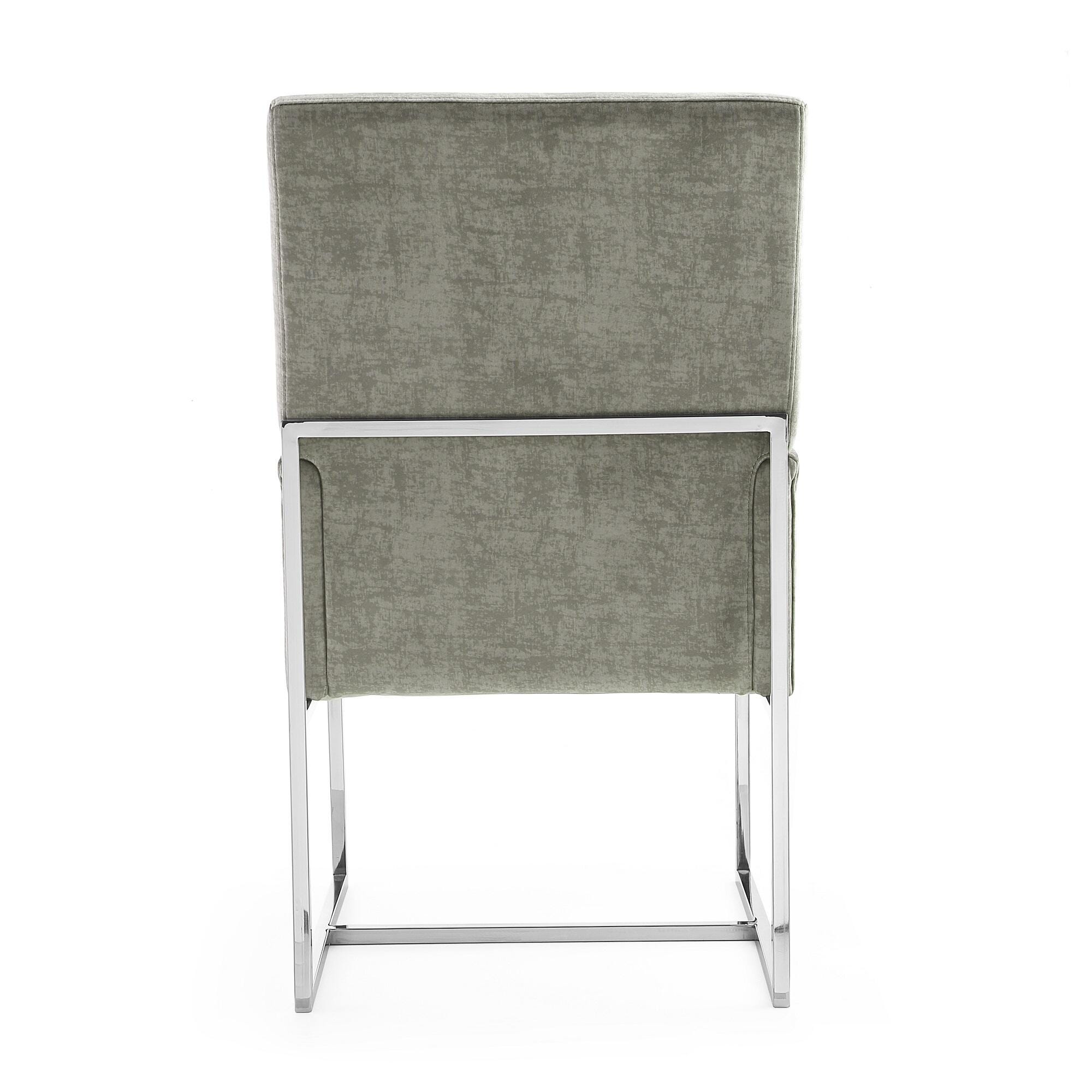 Manhattan Comfort Element Dining Chair, Steel, large