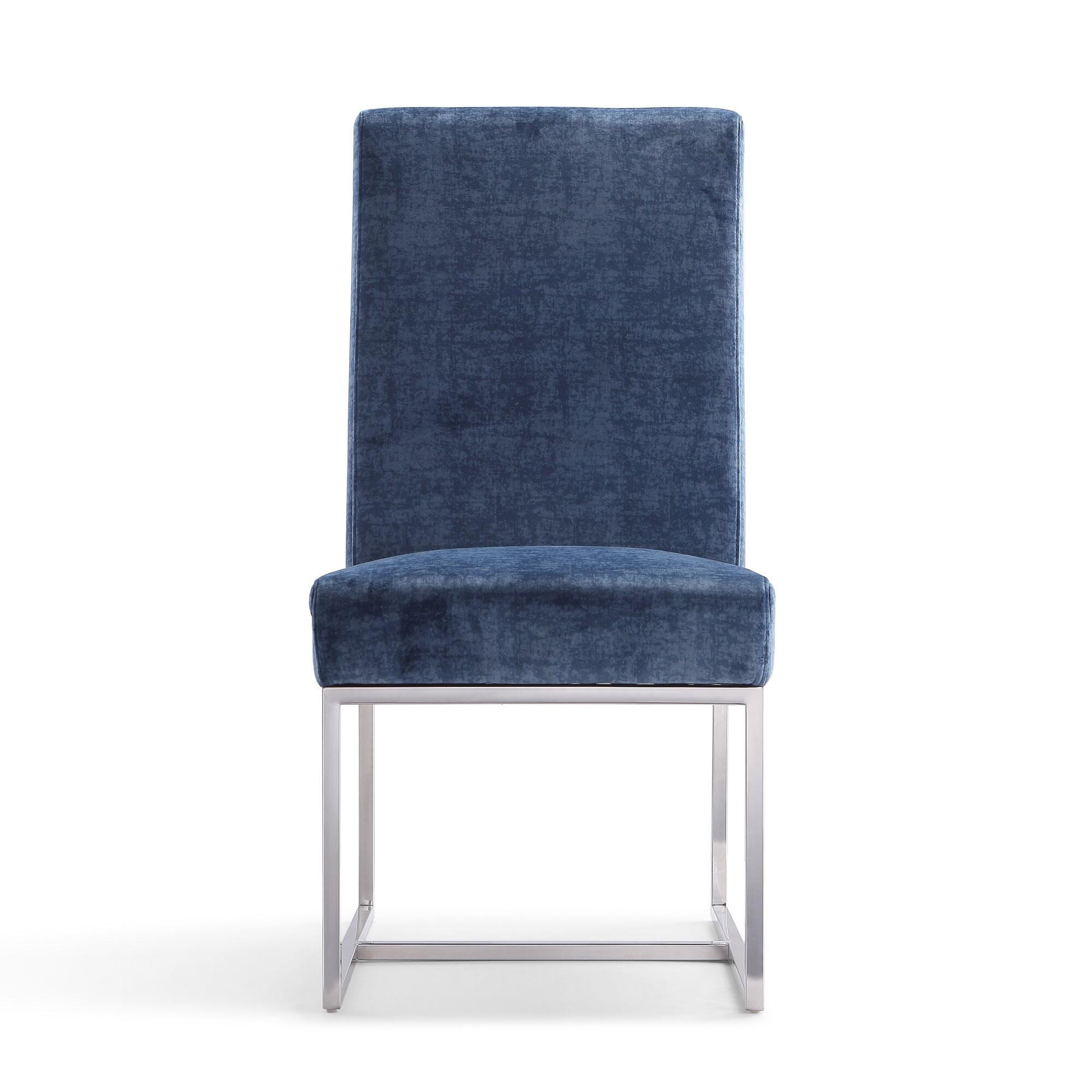 Manhattan Comfort Element Dining Chair, Blue, large