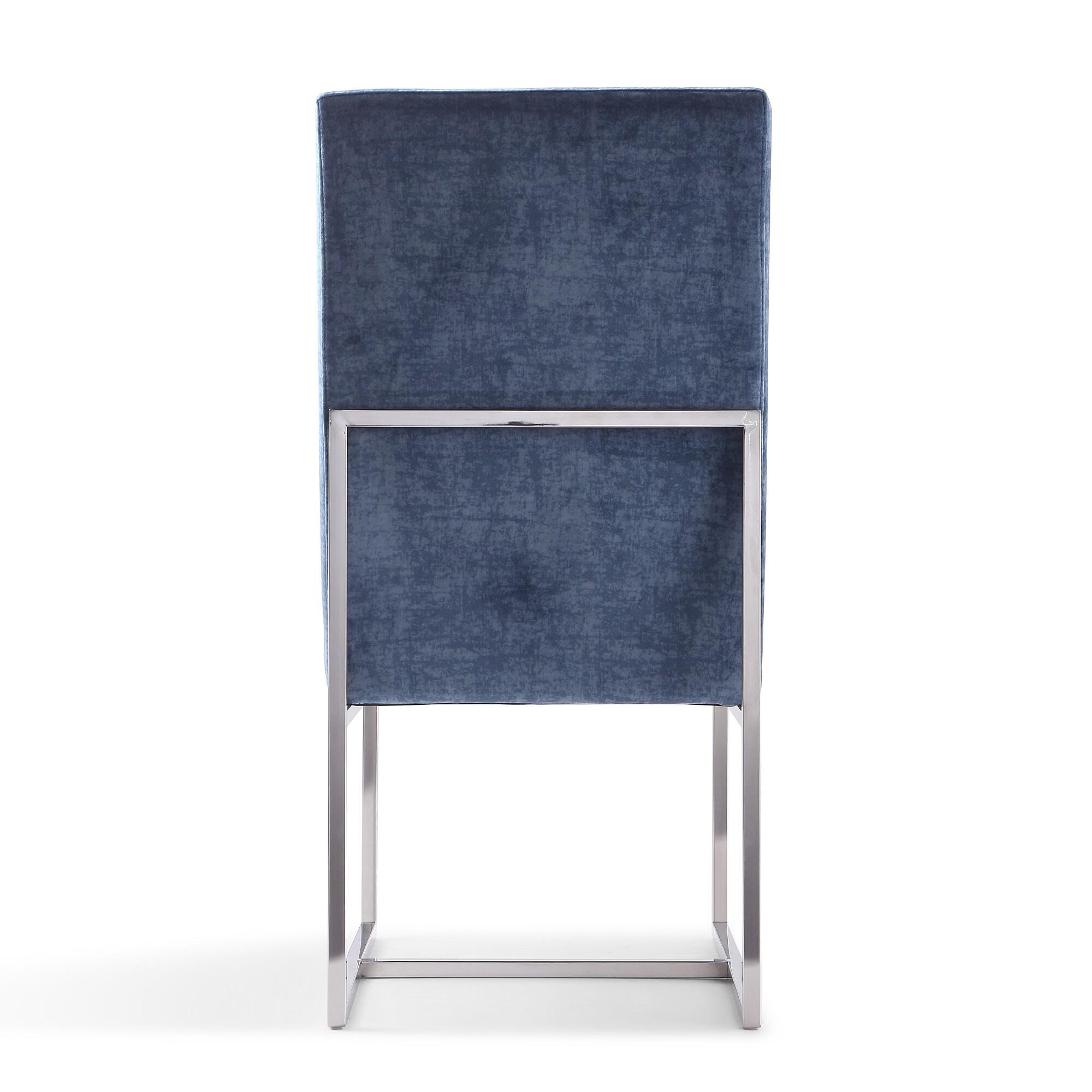 Manhattan Comfort Element Dining Chair, Blue, large