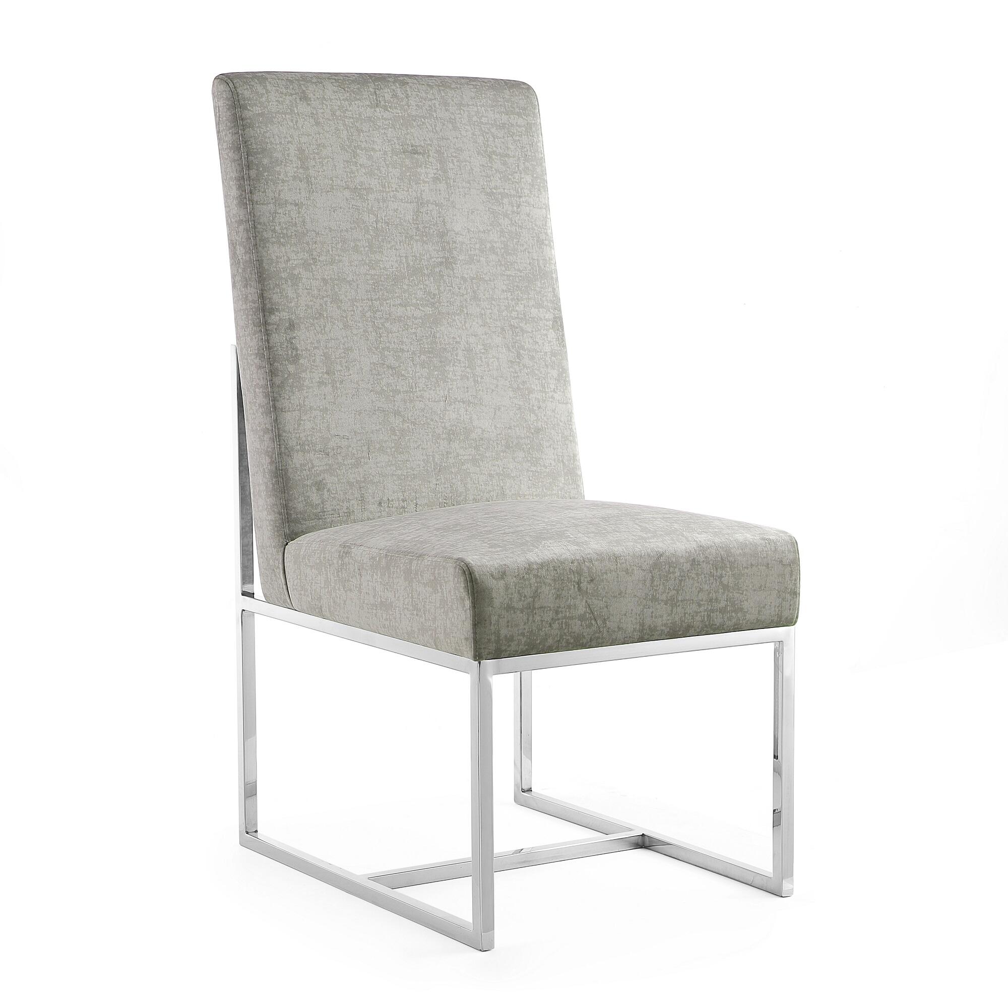 Manhattan Comfort Element Dining Chair, Steel, large
