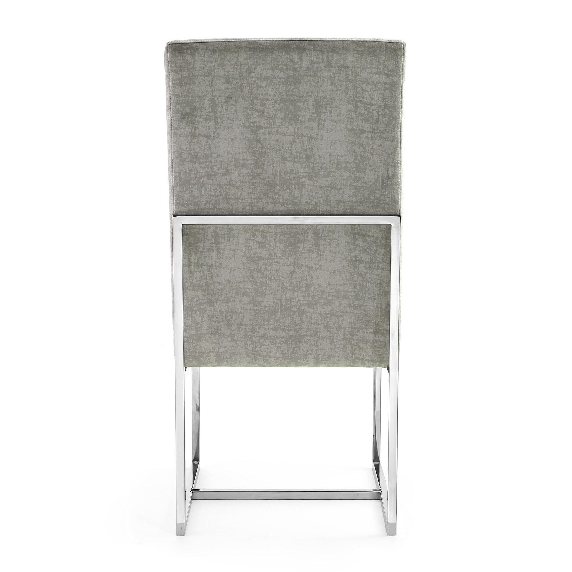 Manhattan Comfort Element Dining Chair, Steel, large