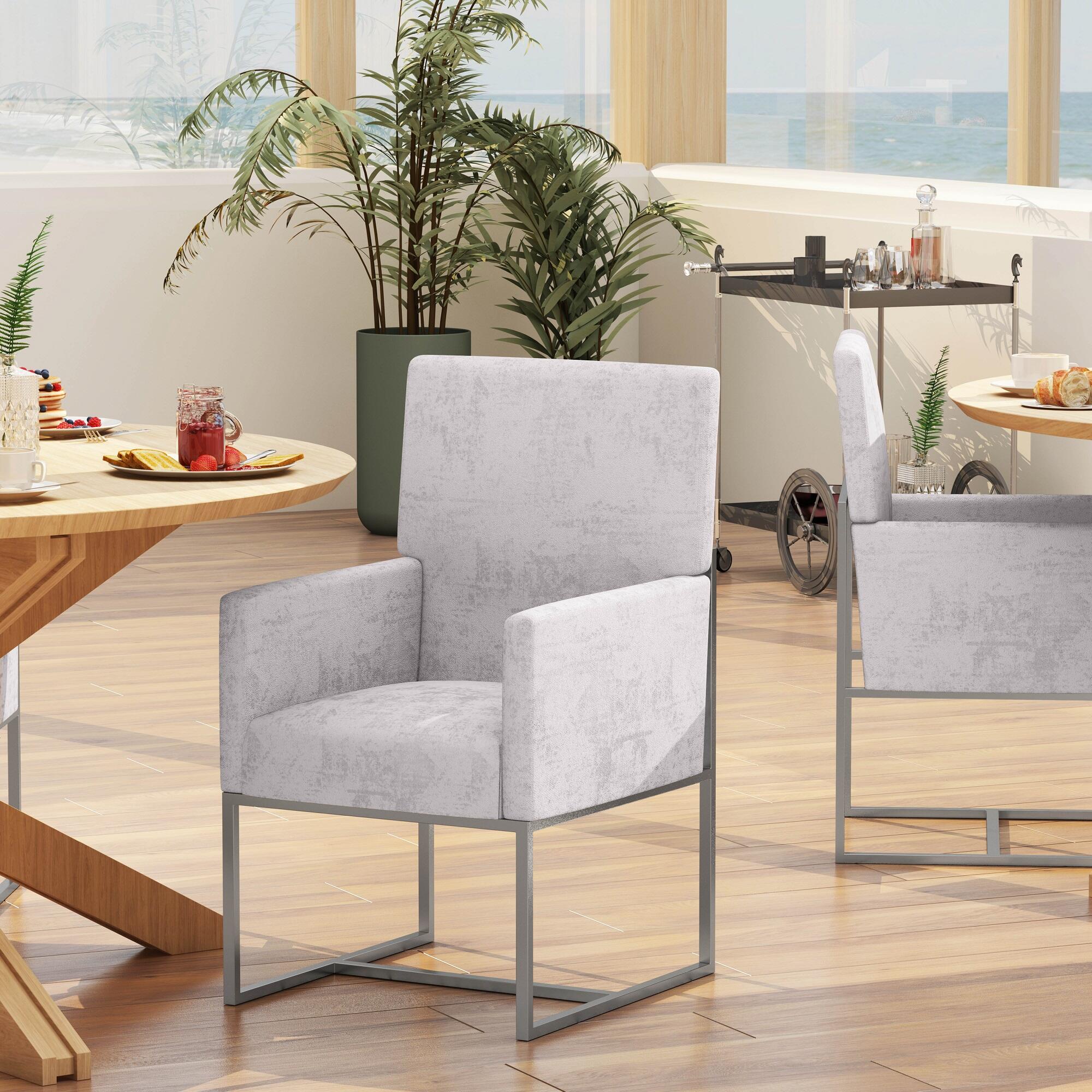 Manhattan Comfort Element Dining Chair, Gray, large