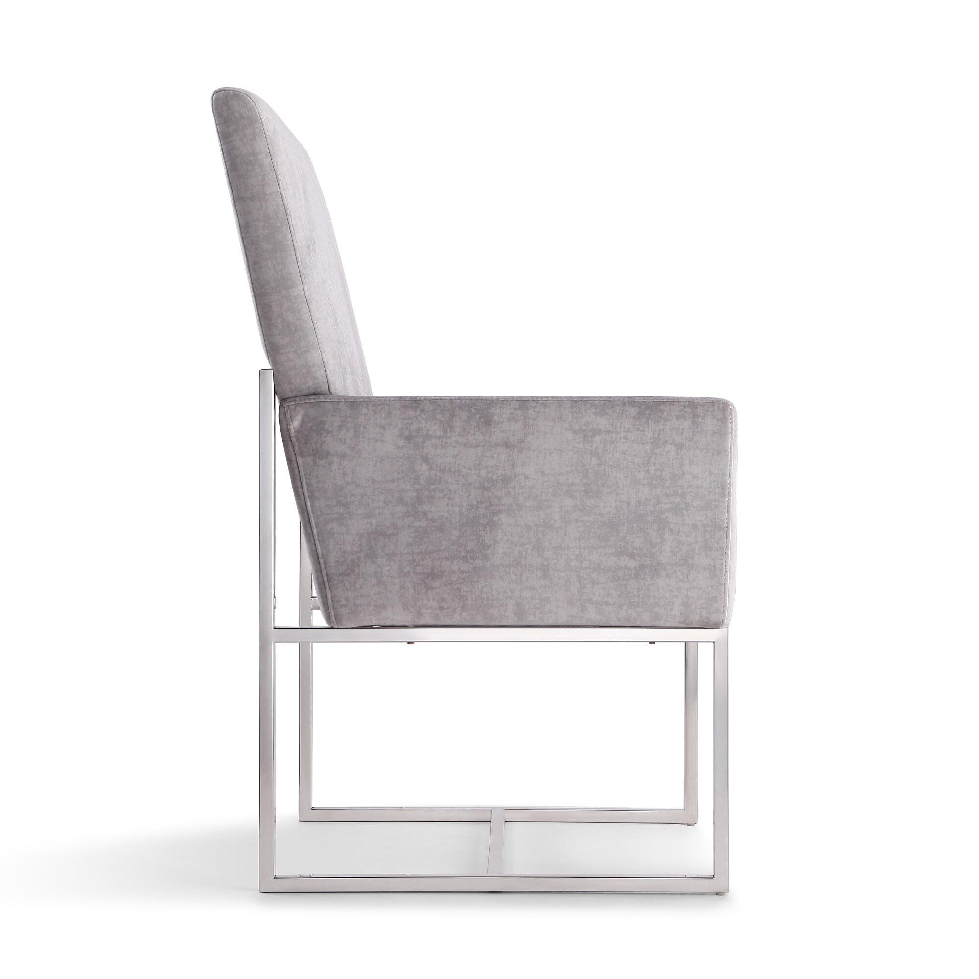Manhattan Comfort Element Dining Chair, Gray, large
