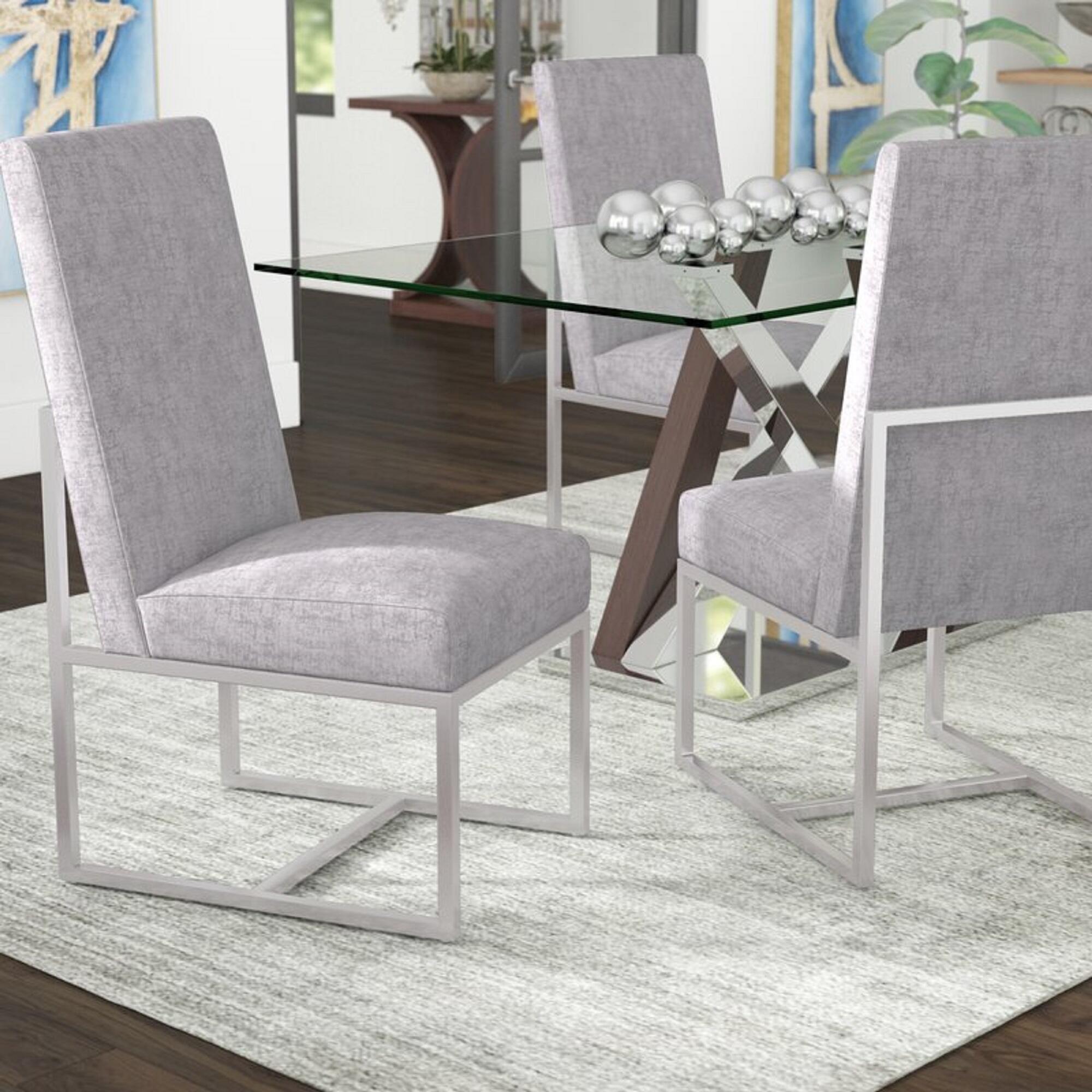 Manhattan Comfort Element Dining Chair, Gray, large