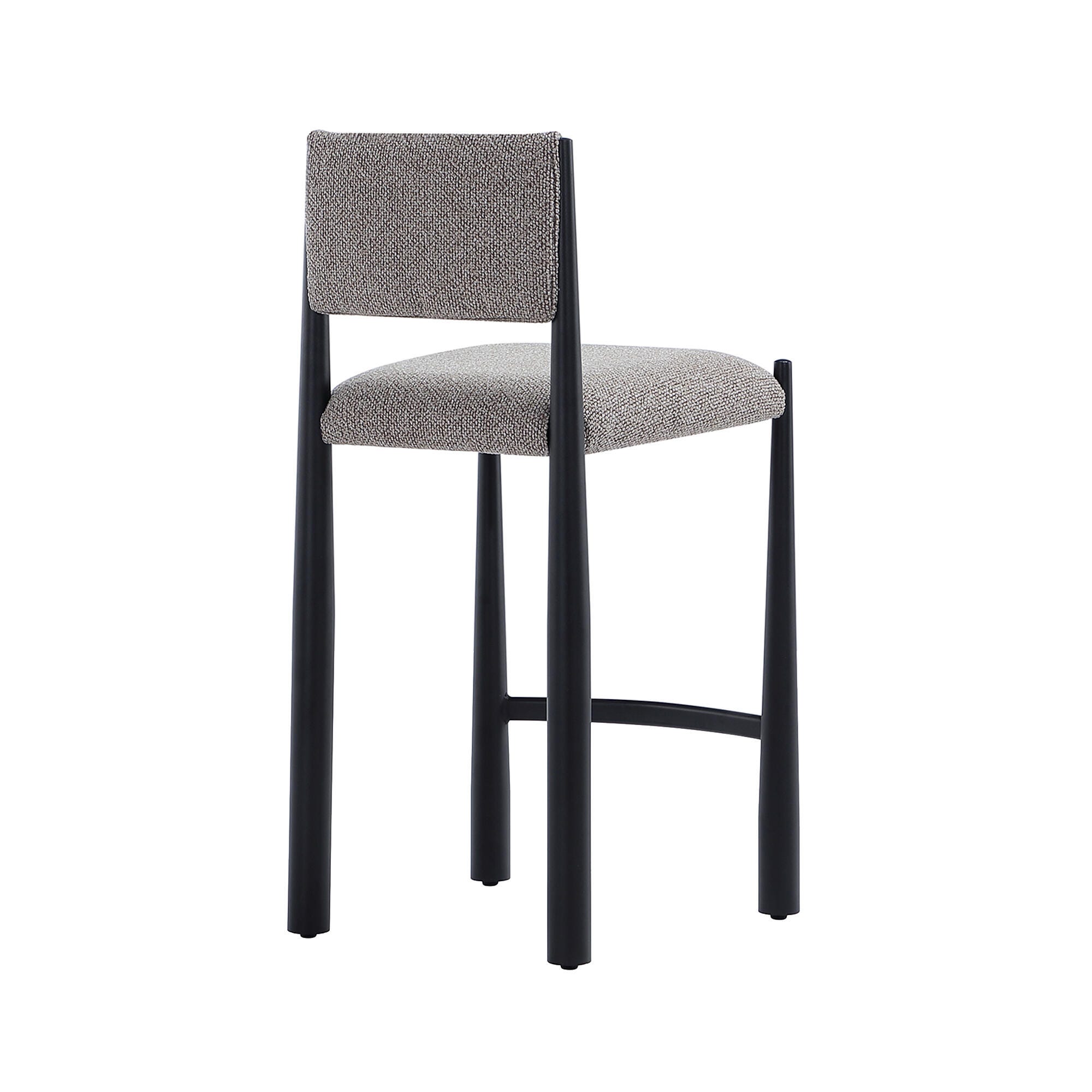 Manhattan Comfort Lennor Counter Height Bar Stool, Mushroom, large