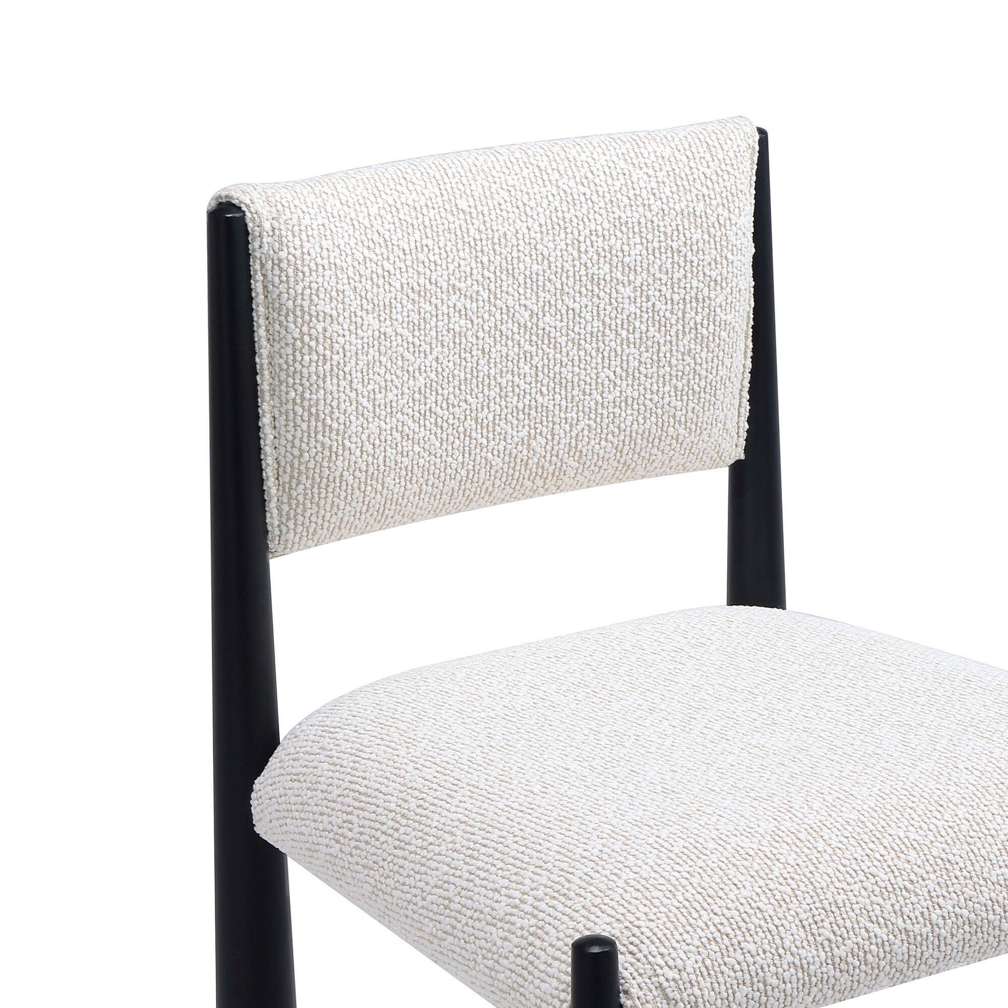 Manhattan Comfort Lennor Counter Height Bar Stool, Cream, large